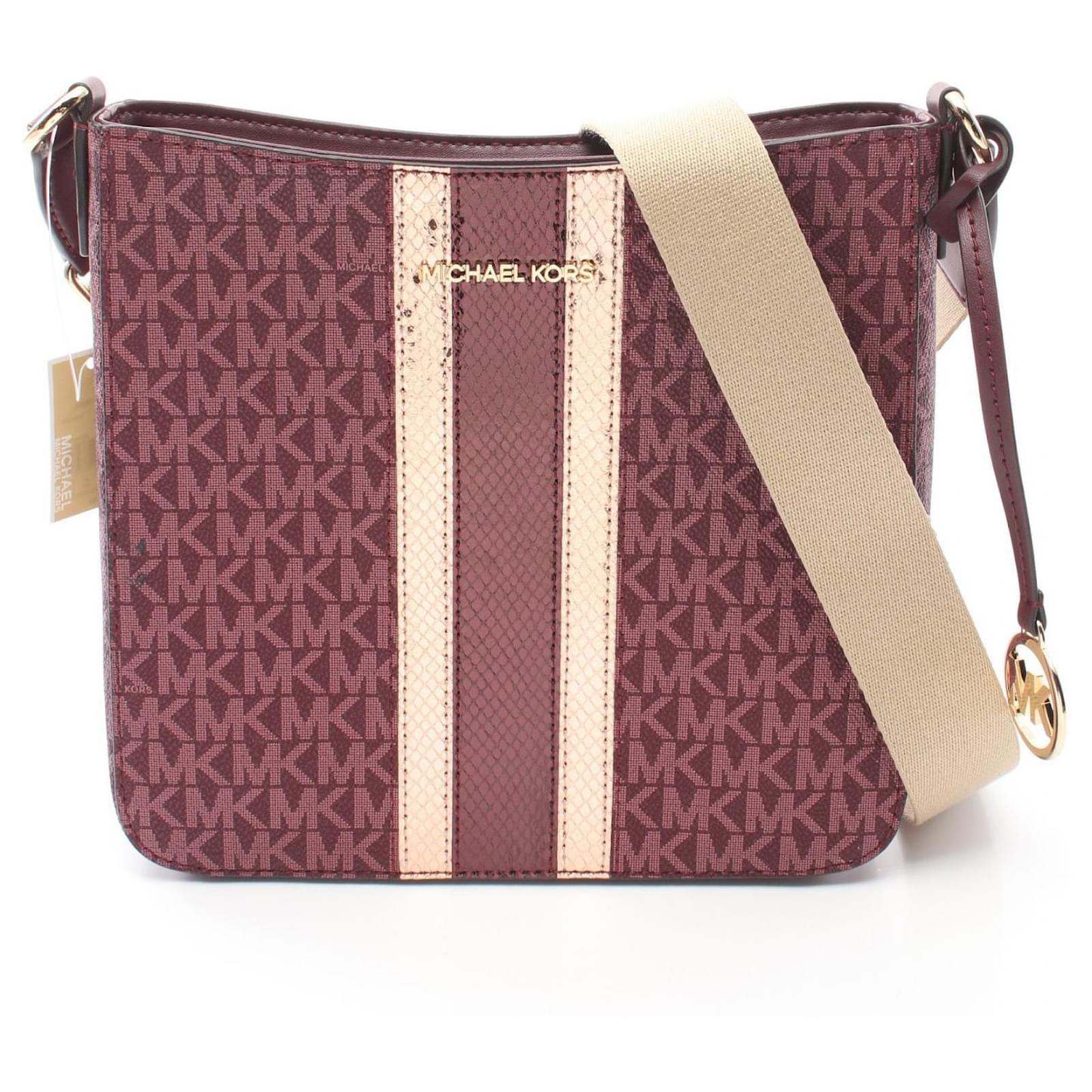 Michael Kors JET SET TRAVEL SMALL PVC-beschichtete Canvas-Leder