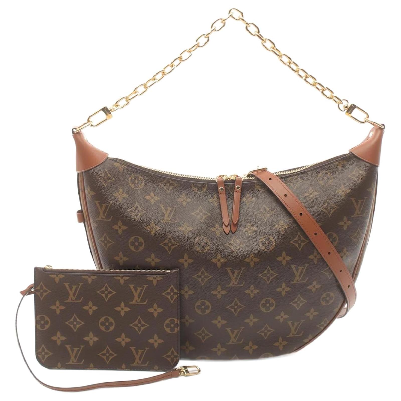 Louis Vuitton Monogram Reverse Hobo Bag M46311 Brown Cloth ref