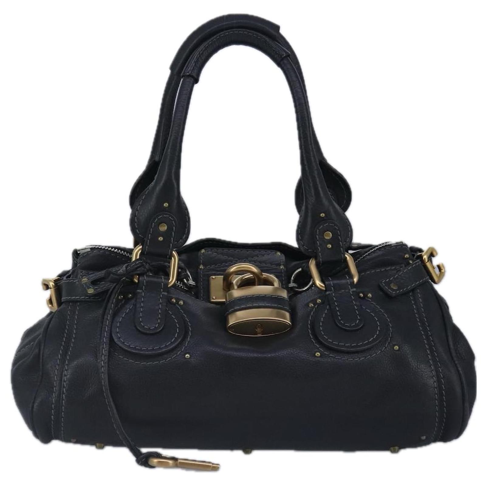 Chloé Paddington Black Leather ref.1853813 - Joli Closet