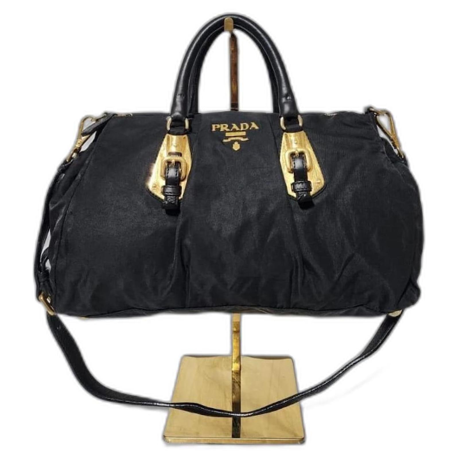 Prada Convertible Satchel Tessuto Bag Black Nylon ref.1858698 Joli Closet