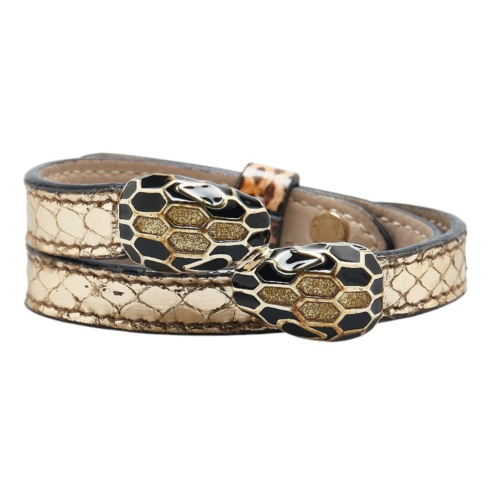 Outfit Bvlgari Snake Bracelet Leather Bulgari Bvlgari Serpenti
