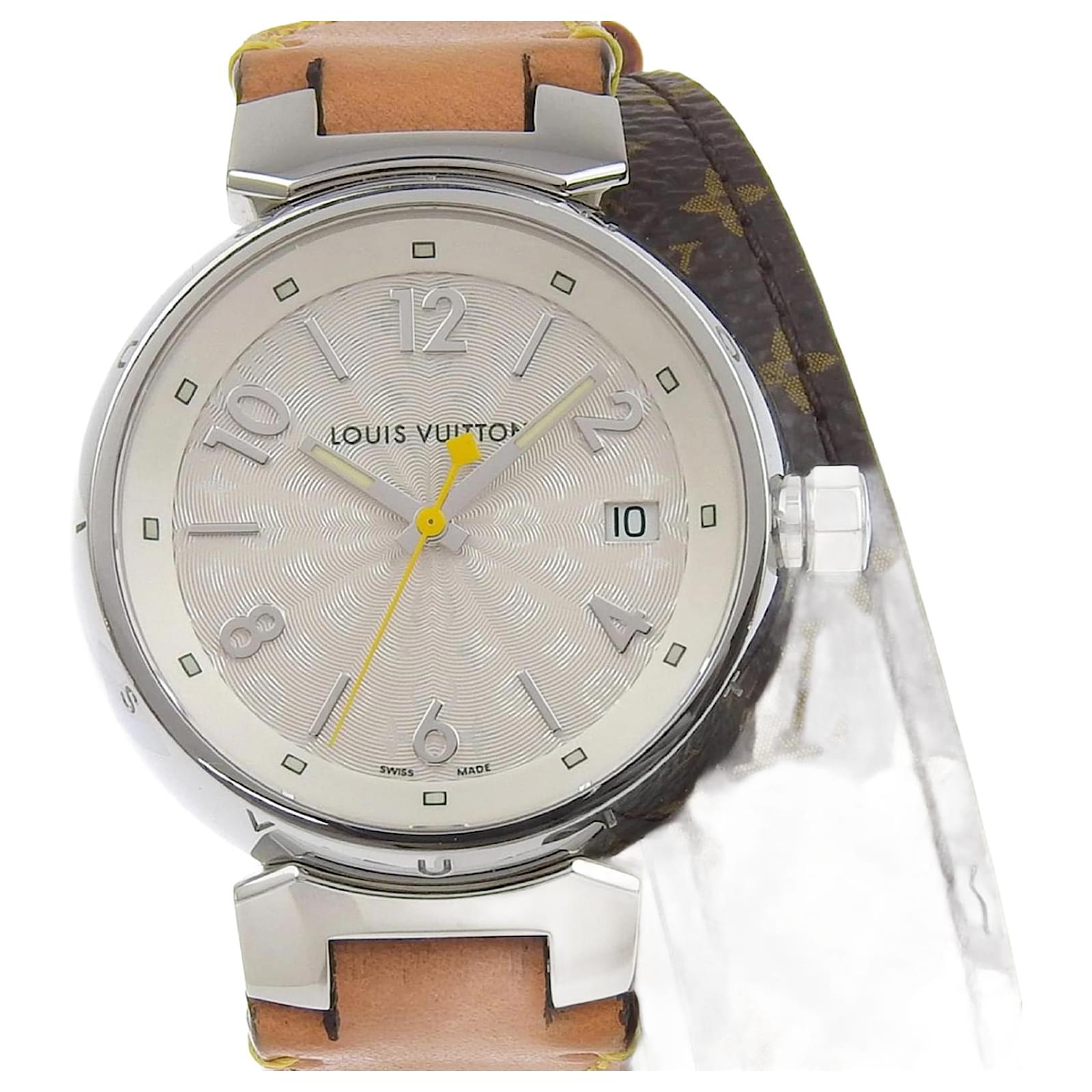 Louis Vuitton Tambour Chronograph Damier Graphite 2025