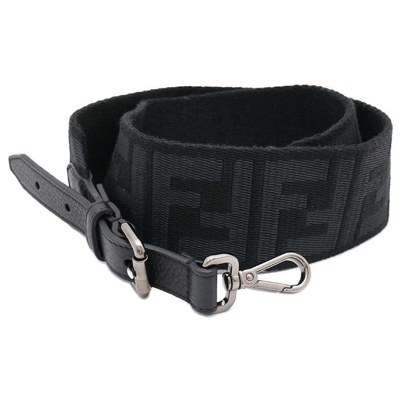 Gurt Fendi Schultergurt Fendi Schultergurt FF Du Canvas Schwarz