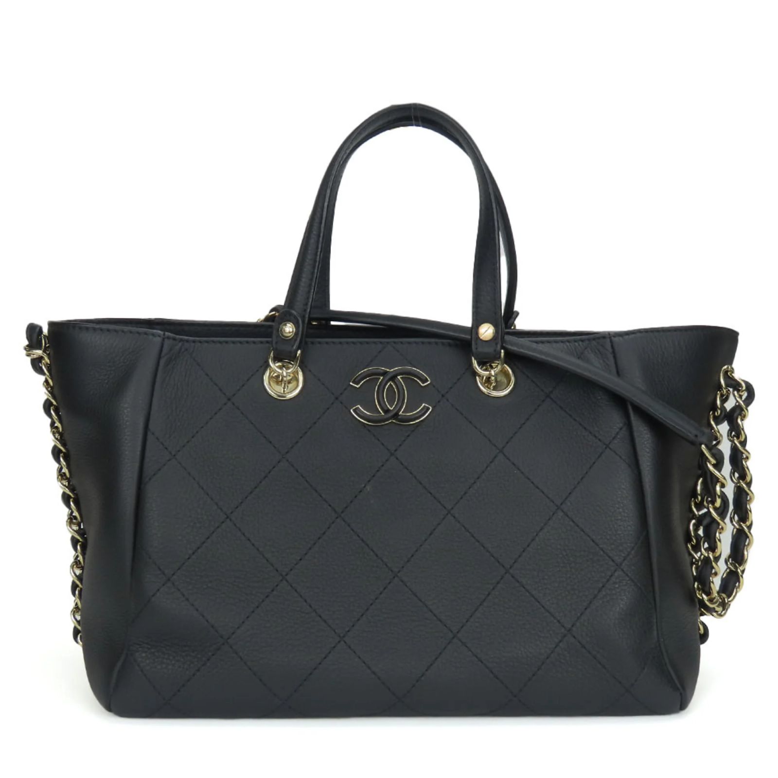 Chanel Black Leather Handbag ref.1864487 - Joli Closet