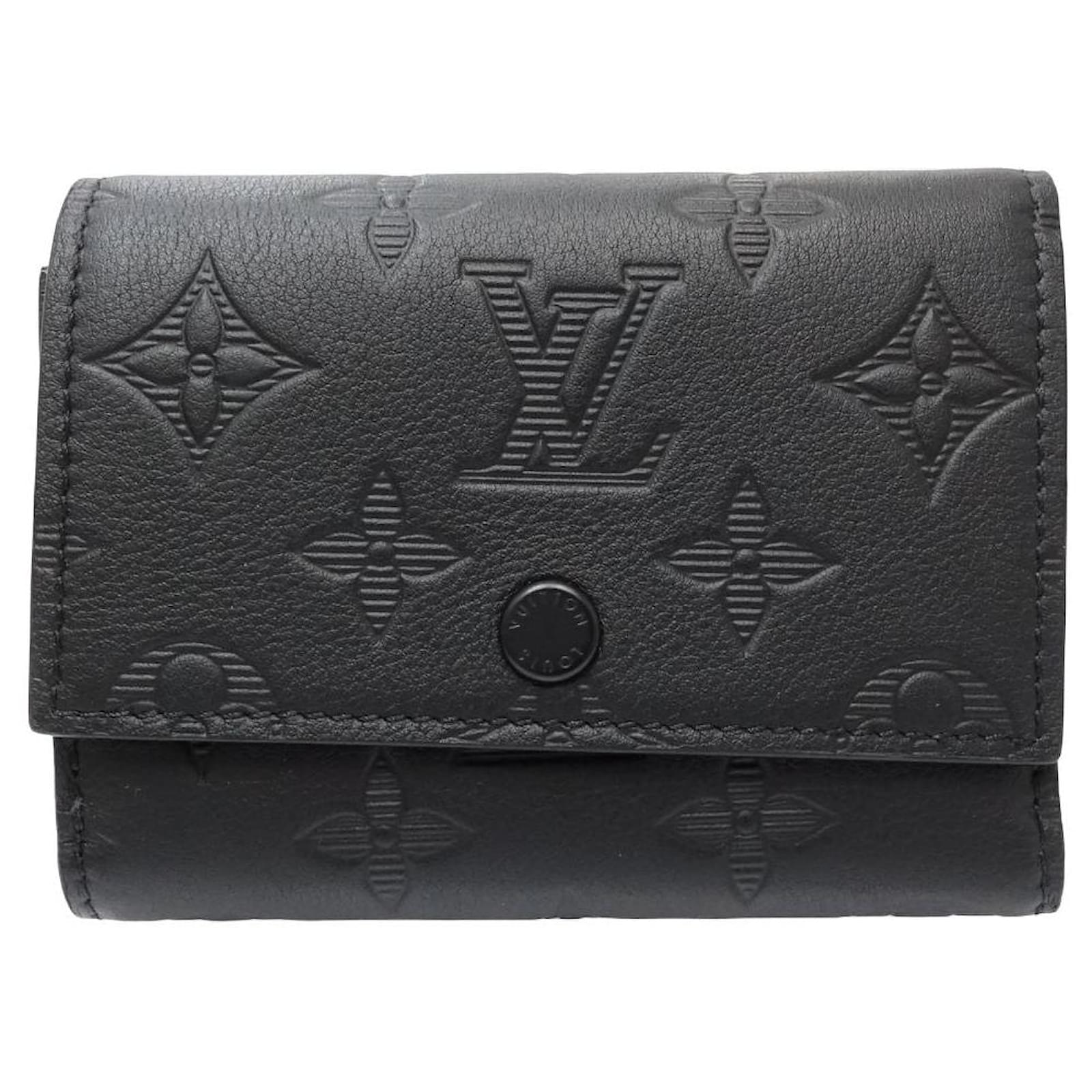 Louis Vuitton Victor Wallet Leather Trifold Black ref.1867427