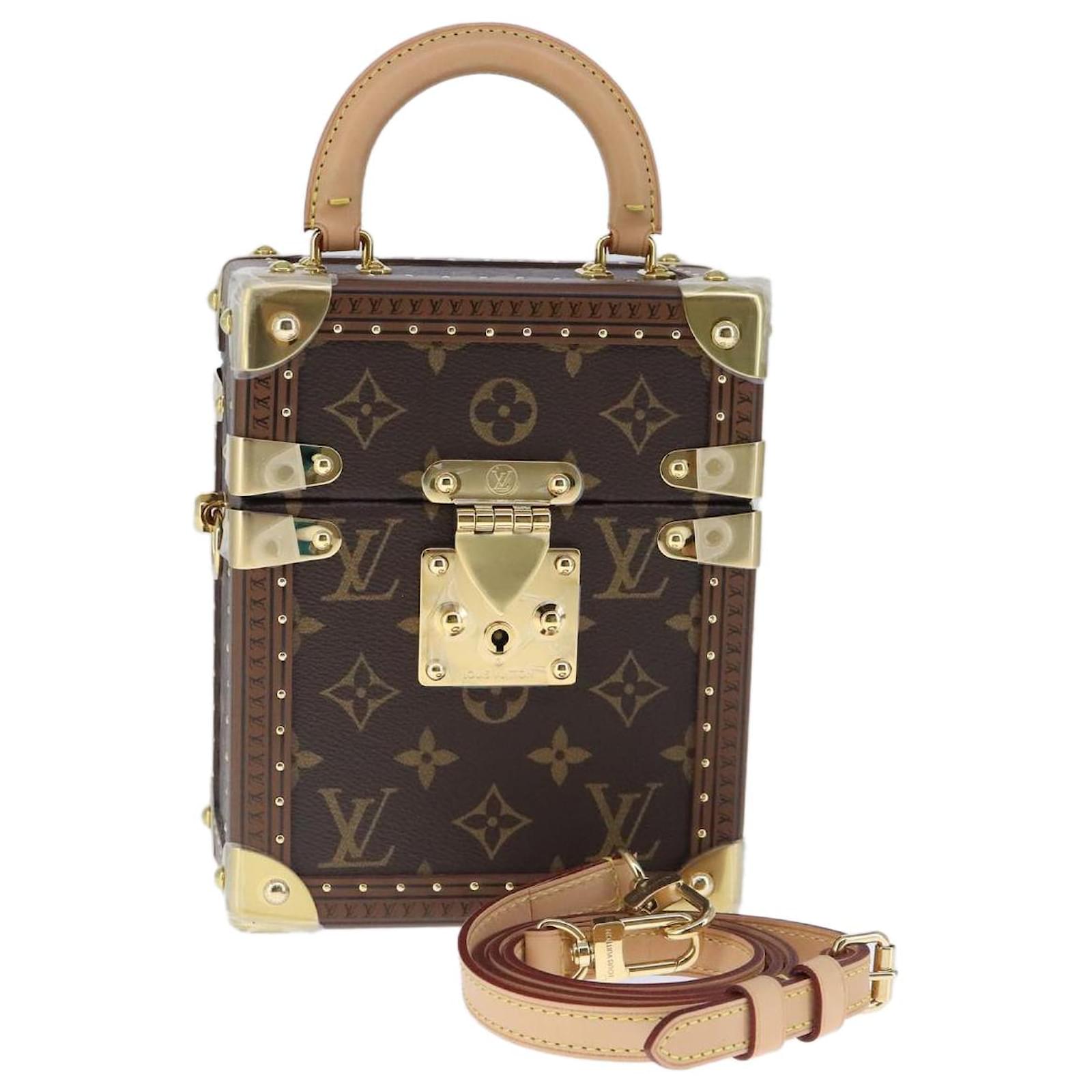 LOUIS VUITTON Monogram Camera box Shoulder Bag M10079 LV Auth