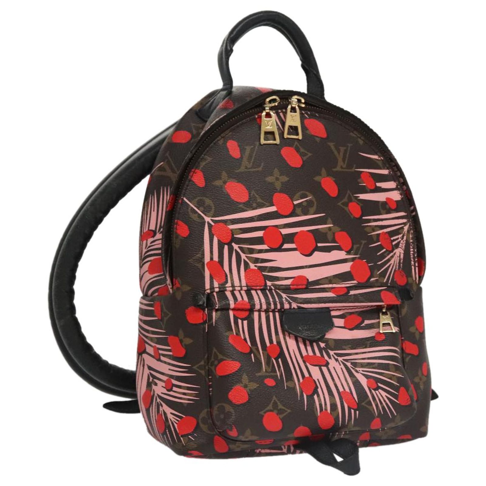 LOUIS VUITTON M41981 Monogram Jungle Dot Palm Springs Backpack PM Louis Vuitton Limited Edition Jungle Dots Palm Springs PM  main image 4