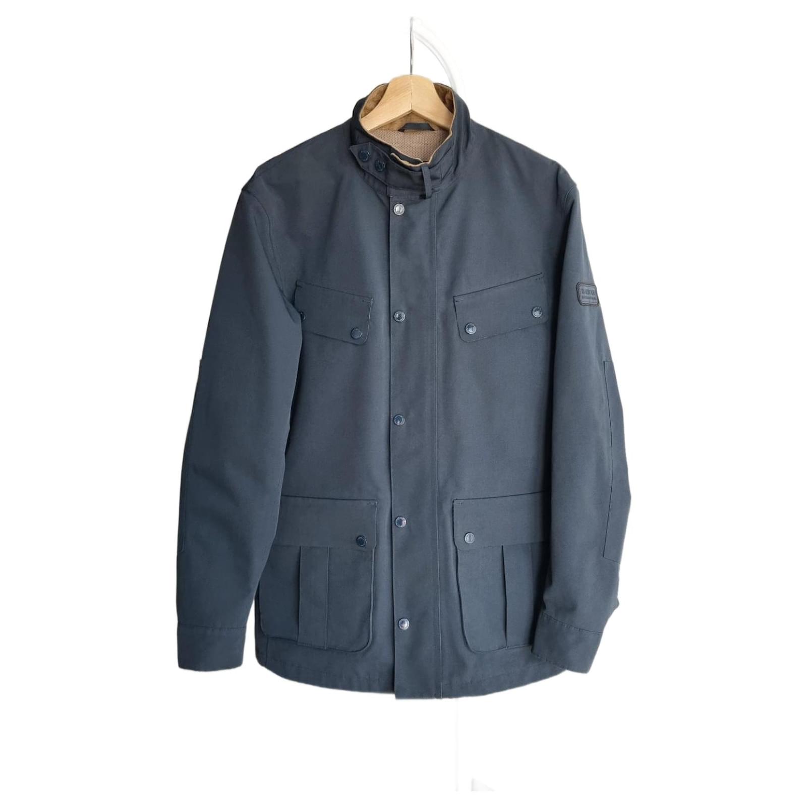 Waterproof Jacket Navy Barbour Duke Jacket Blue Barbour