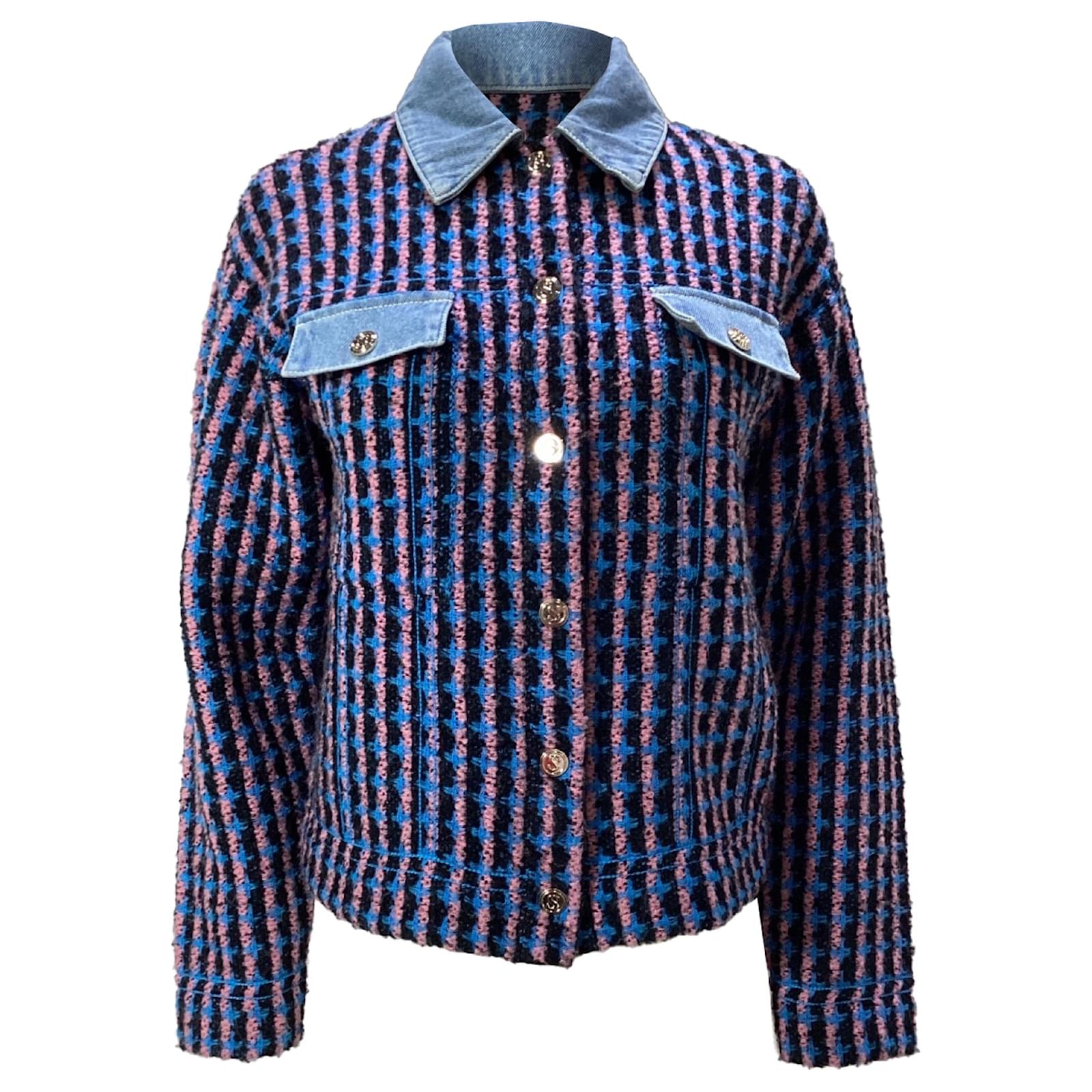 Womens Jacket Sandro Paris Jean Jacket Sandro Paris Butterfly - Main Image