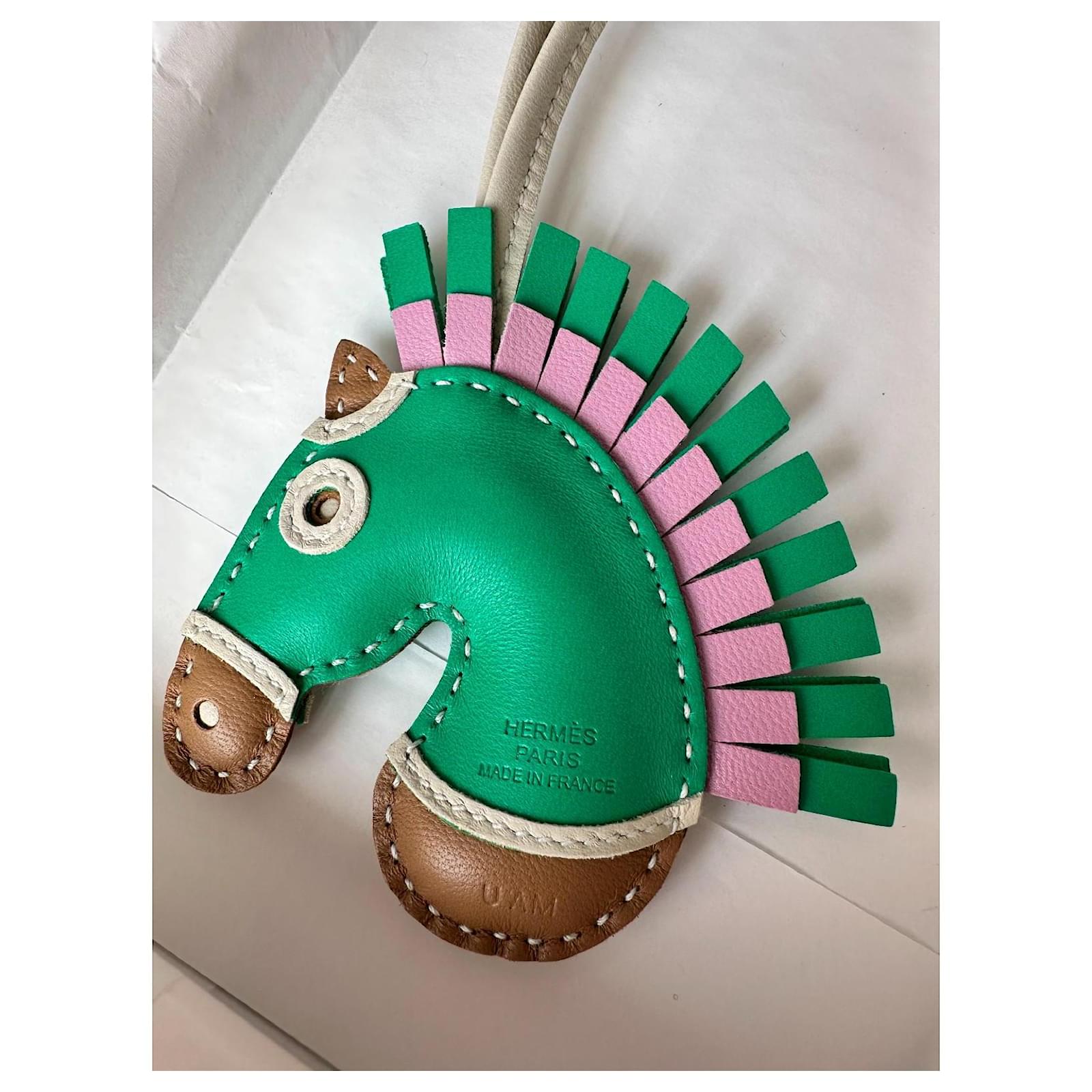 Hermes バッグチャーム Geegee Iroquois HERMES】 GEEGEE Camail ジージーカマイユ チャーム (HERMES
