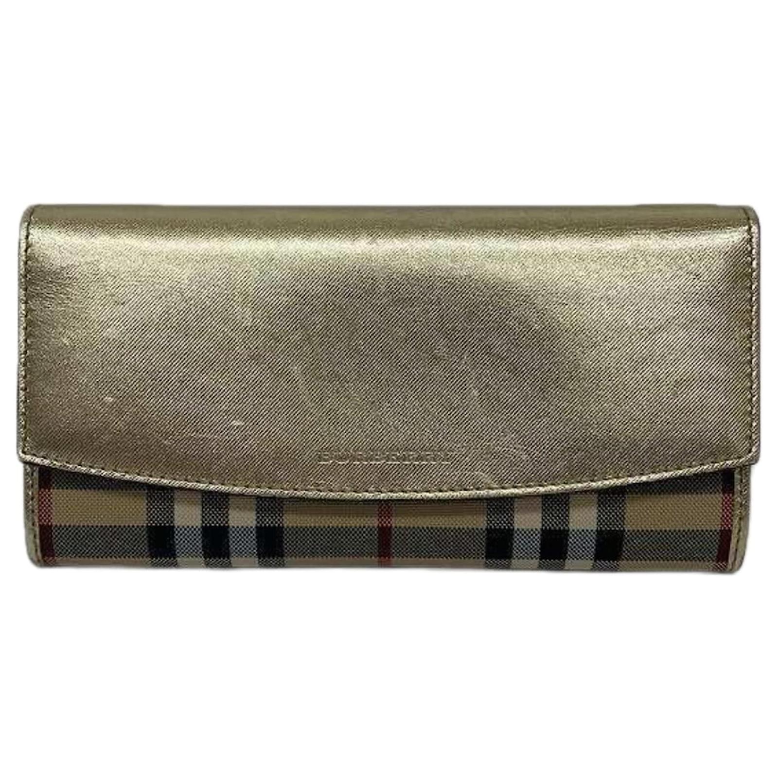 Burberry Nova Check Golden Leather Joli Closet
