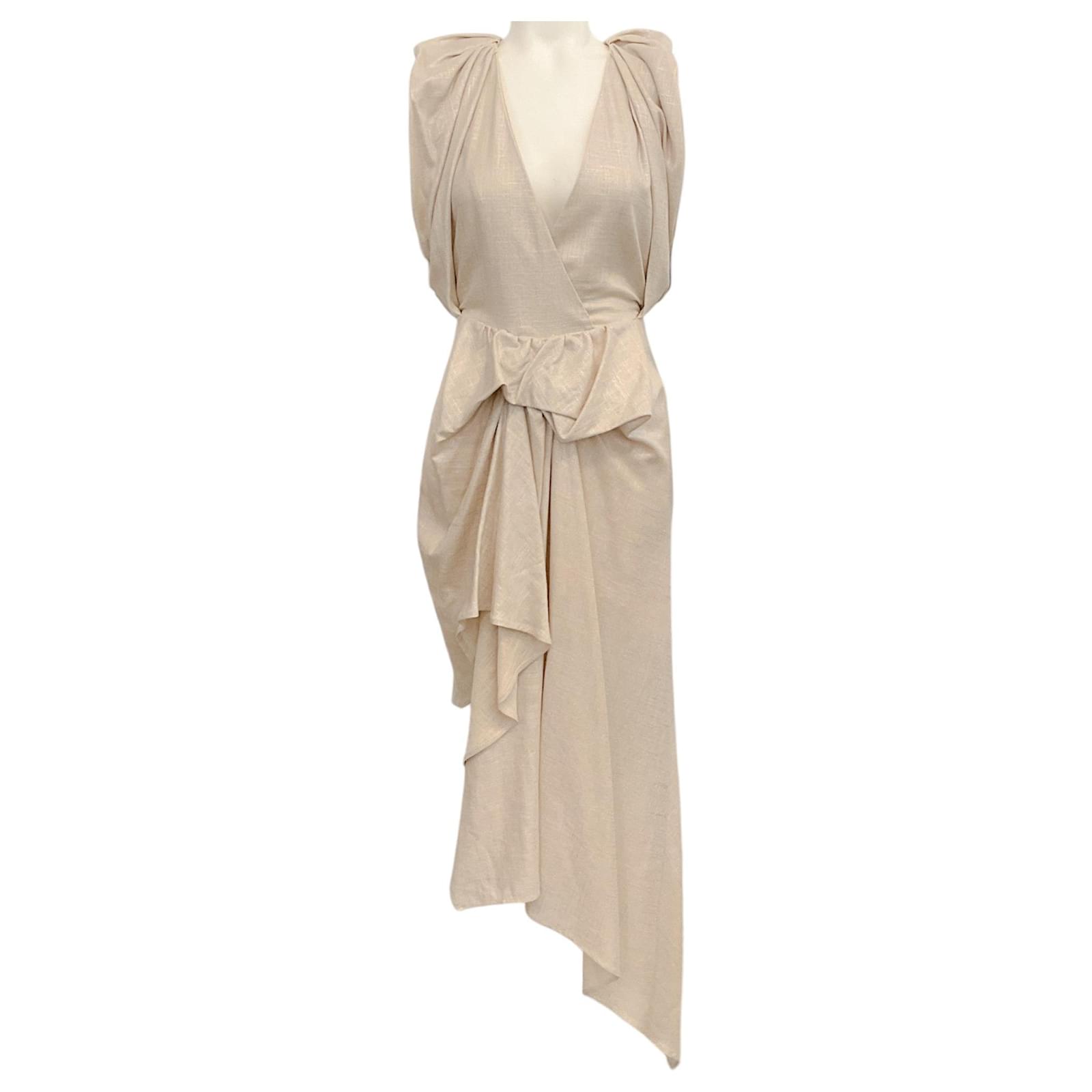 long gold slip dress Cordress | Womens Upcycled Midi Corset Dress | IRO IRO
