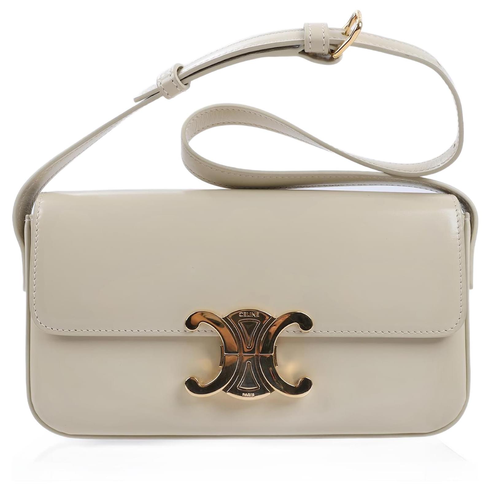 Céline Celine Triomphe Smooth Leather Small Shoulder Bag in Céline Celine Triomphe Smooth Leather Small Shoulder Bag in