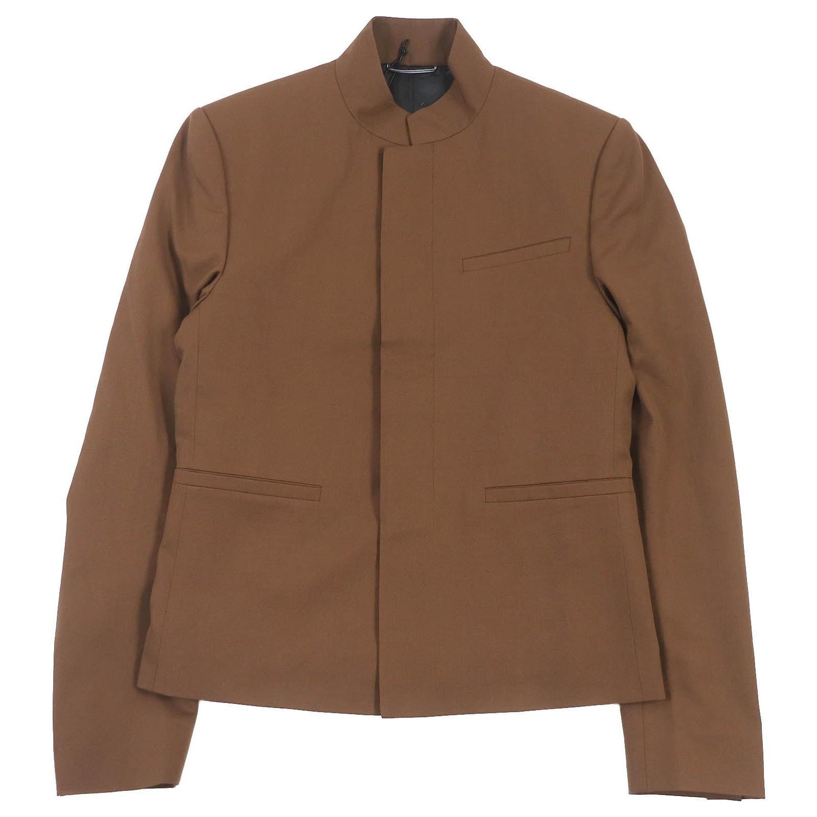 【稀少】Dior Cactus Jack Officer Wool Jacket Dior Cactus Jack Wool Officer Jacket Brown ref.JC1887925 (Sold