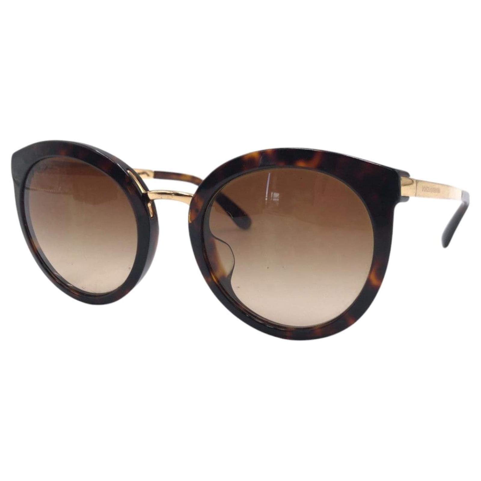 Dolce Gabbana Plastic Sunglasses DG4268-F Brown