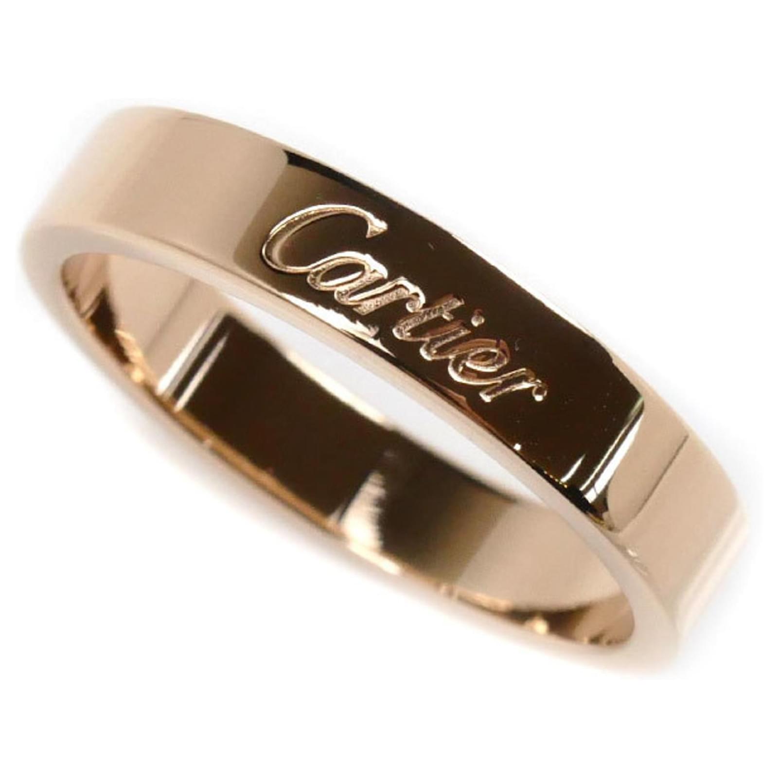 Alianza C de Cartier Dorado Oro rosa Joli Closet