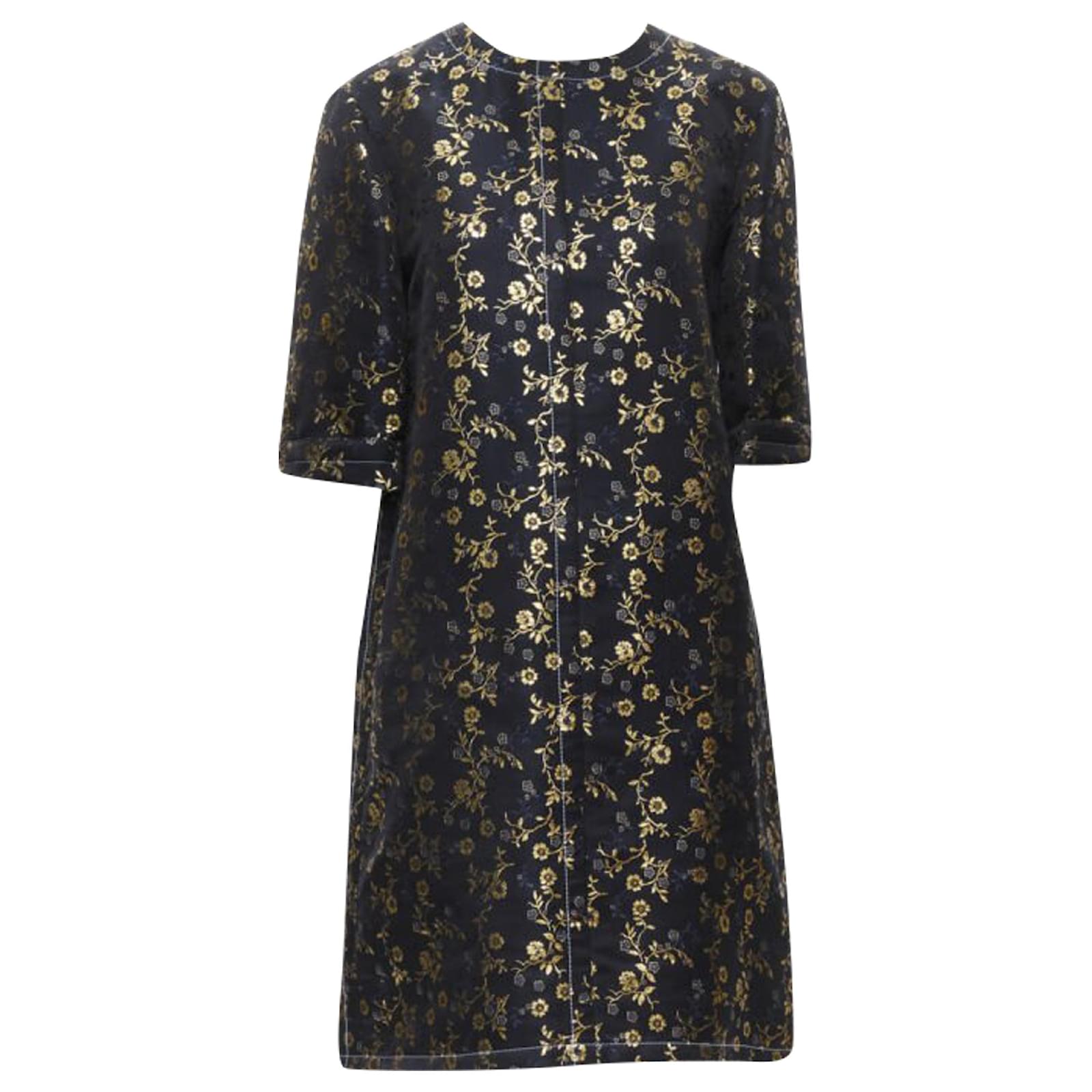 【MARNI】プリント シルク ミディドレス☆関税込 レッド ホワイト Dillies プリント シルクシャツ | Marni