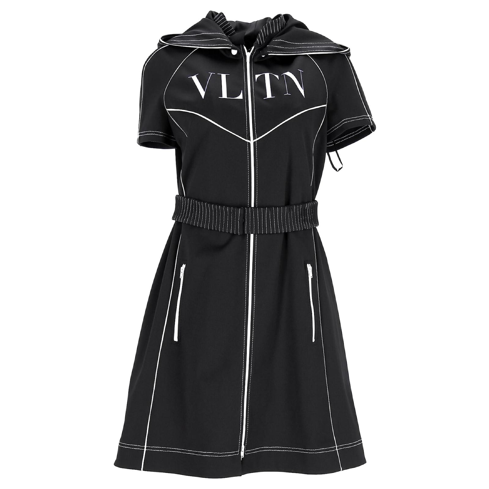 valentino black mini dress Valentino Bow-Detailed Cutout Crepe Mini Dress
