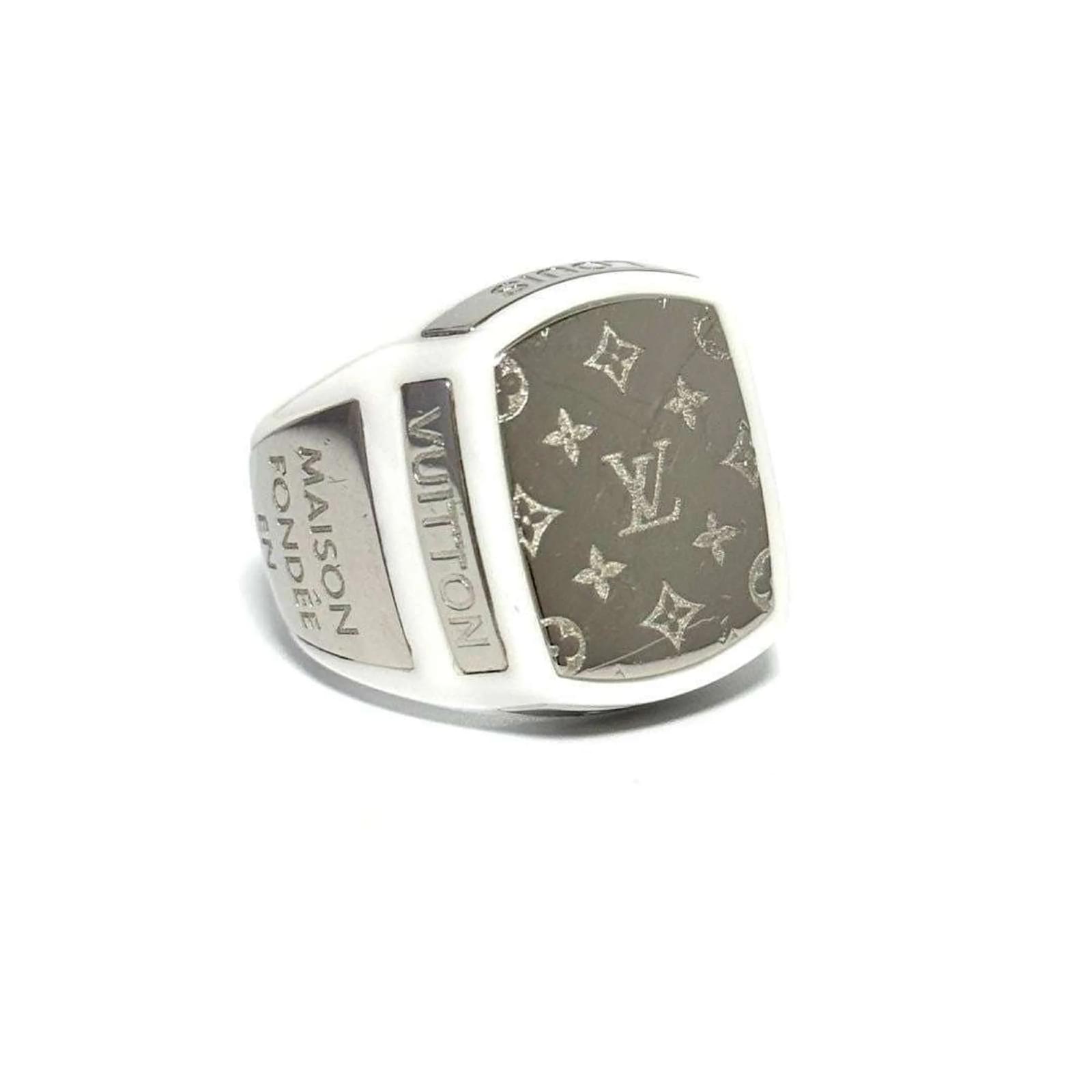 Anello da Uomo Louis Vuitton Catena di Anelli LV Metallo ref