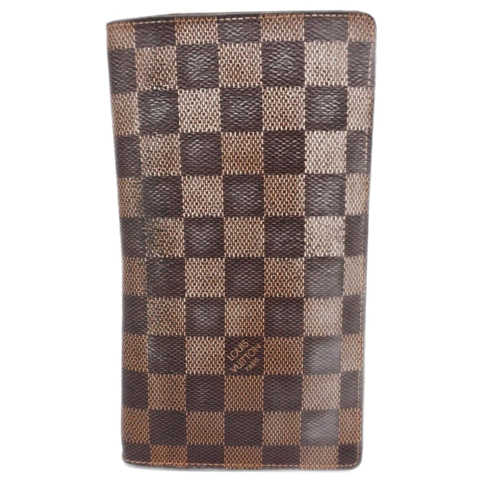 Louis Brazza Louis Vuitton Brazza Wallet Brown Cloth ref.1914035 - Joli Closet