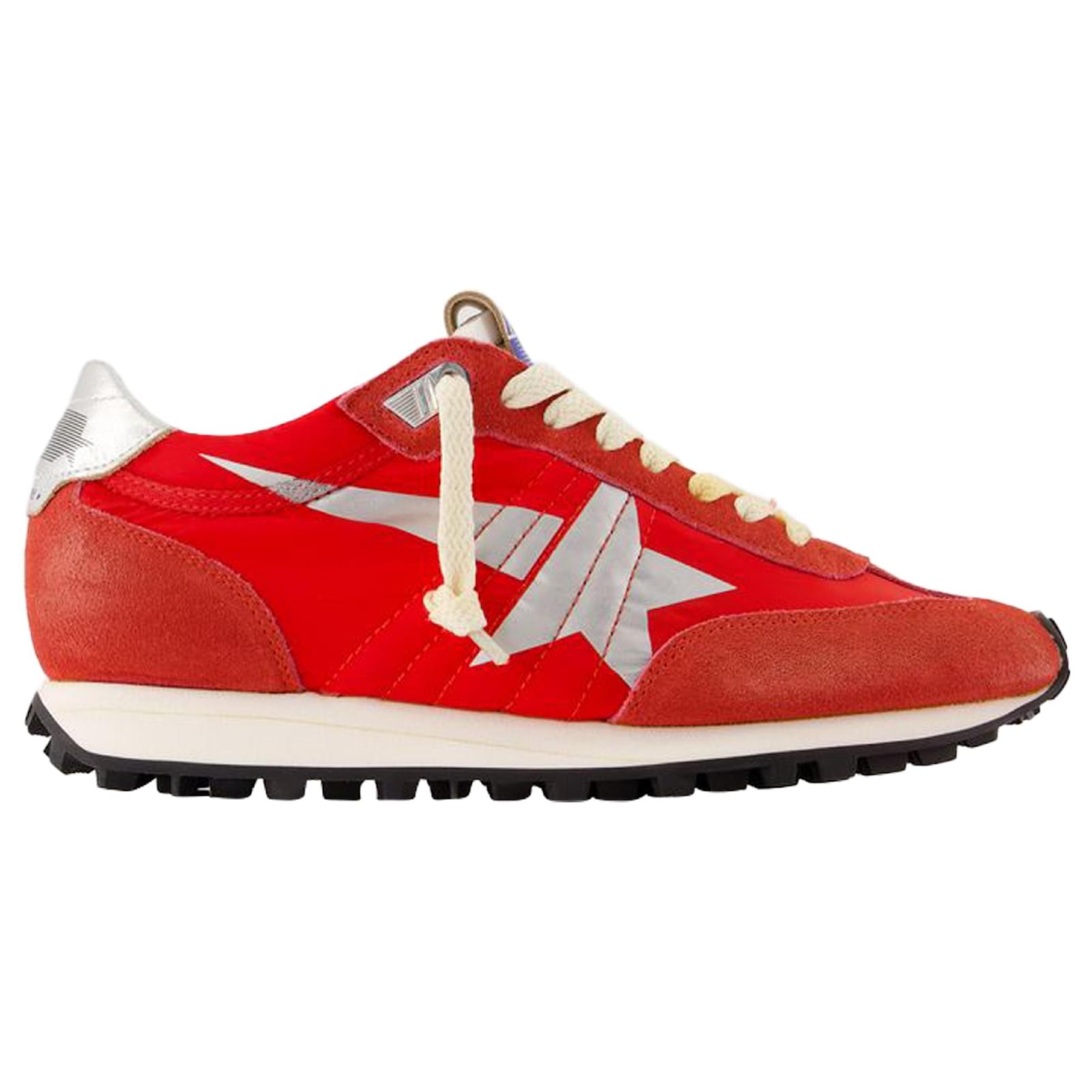 Running Marathon Sneakers Golden Goose Deluxe Brand Leather