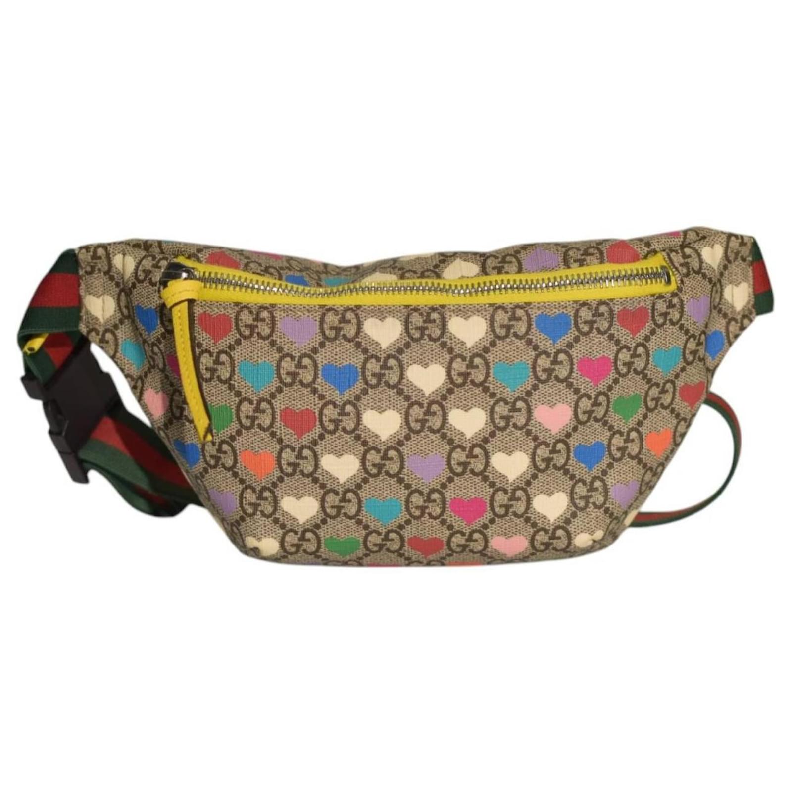 Gucci Supreme Monogram Hearts Children's Belt Bag or for S Gucci Supreme Monogram Hearts Children's Belt Bag or for S