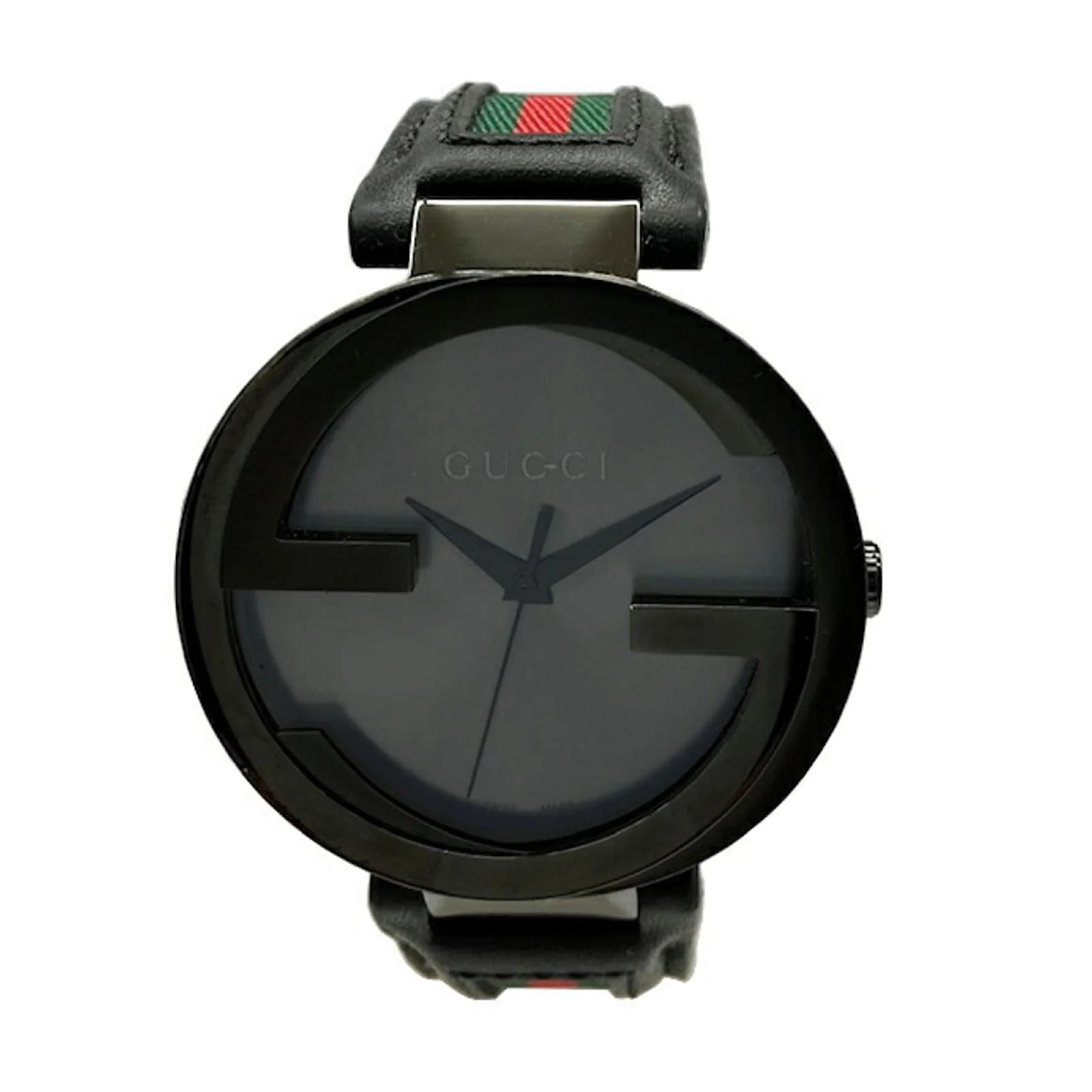 OLD GUCCI Shelley Line Quartz Watch グッチ Vintage Gucci Sherry Line Watch 20mm Red Green Dial Gold