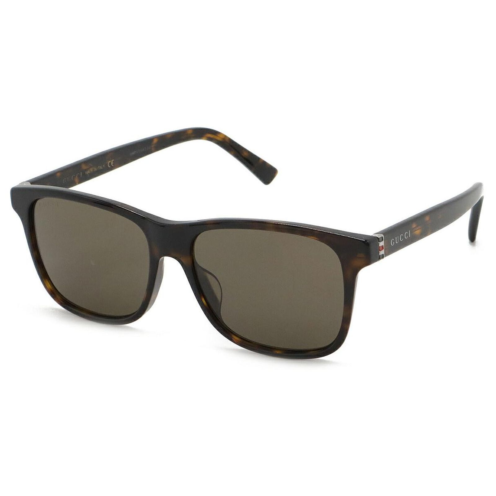 GUCCI Sherry Line Sunglasses Plastic Khaki Auth BA5568 GUCCI Web Sherry Line Date Glasses plastic Black Red Green  main image 2
