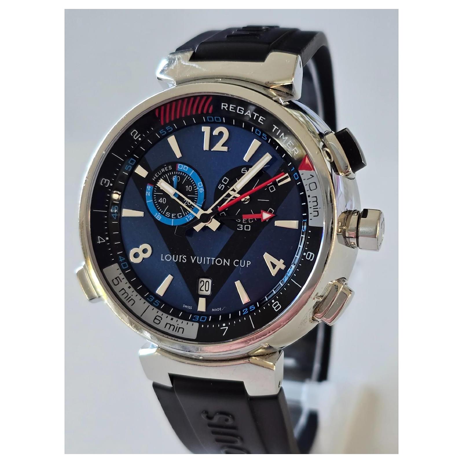 Louis Vuitton CUP REGATE ブラック　腕時計 Louis Vuitton Cup Regate Flyback Chronograph
