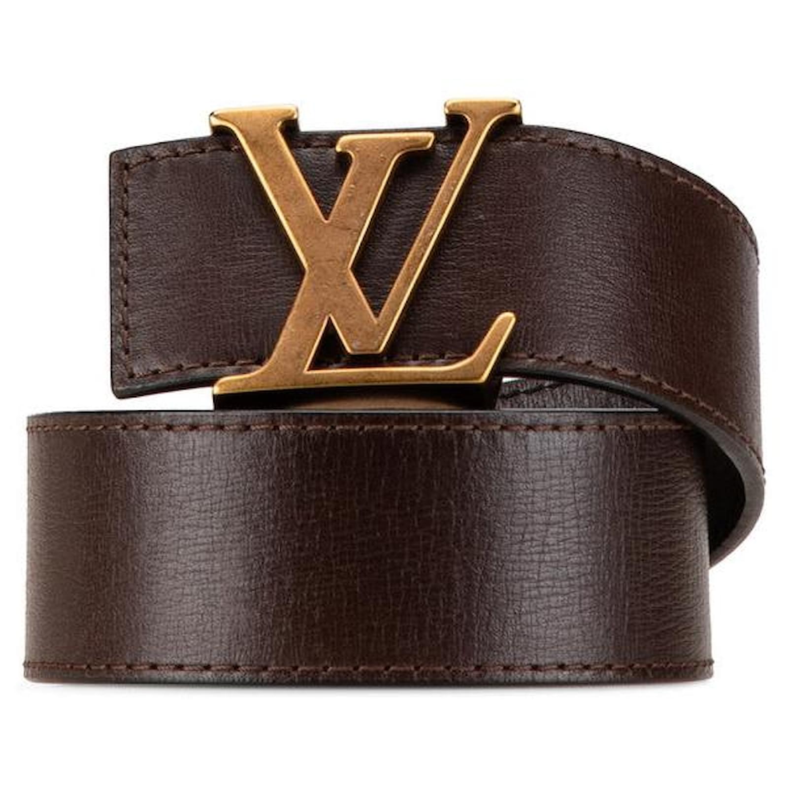 Louis Vuitton ブラウンレザーベルト Louis Vuitton ブラウンレザーベルト