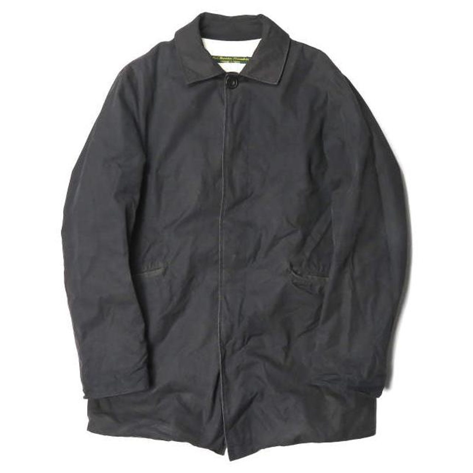Autre Marque Paul Harnden MAC COAT Cotton Coat Dark grey ref 