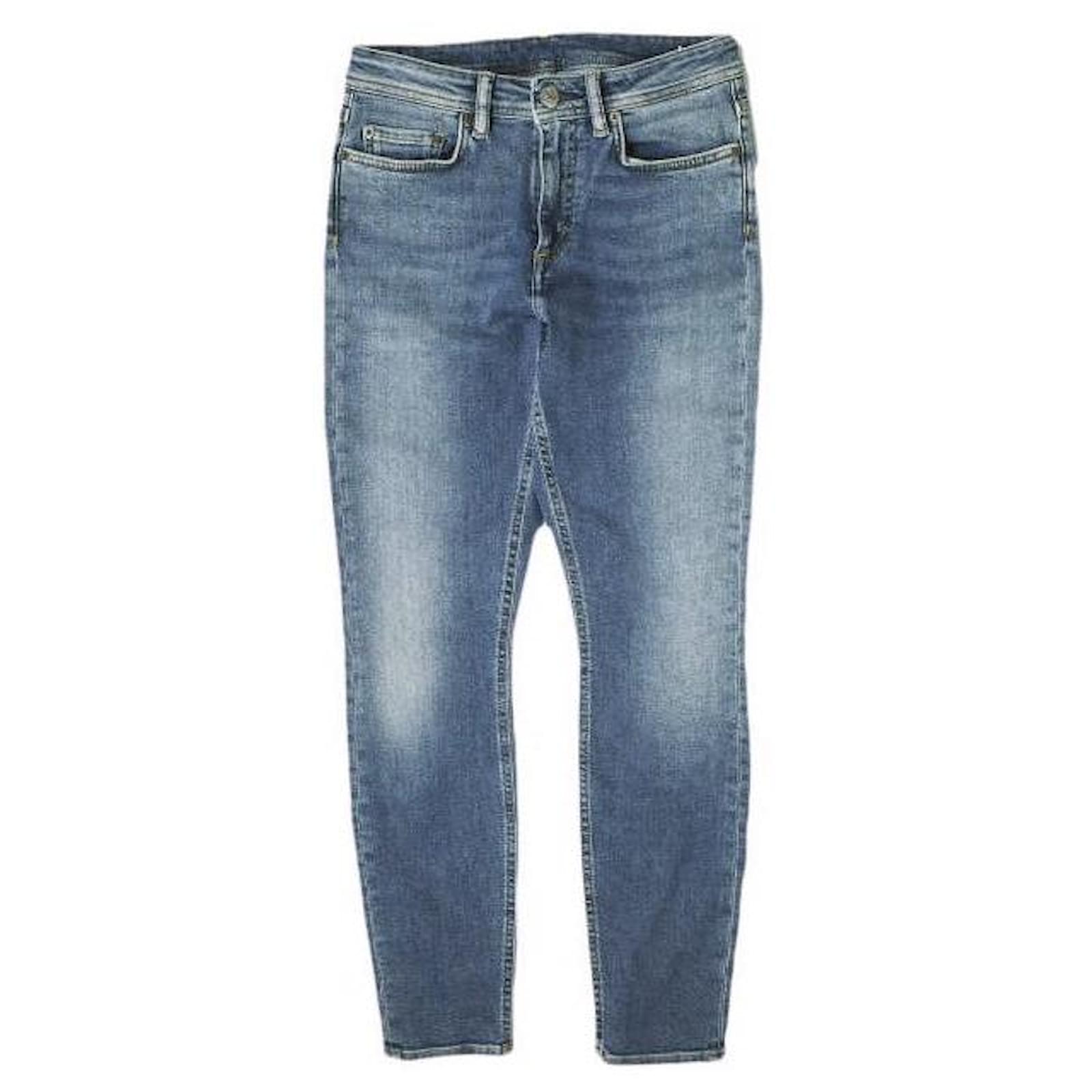 Acne Studios Climb Mid Blue Skinny Jeans Joli Closet