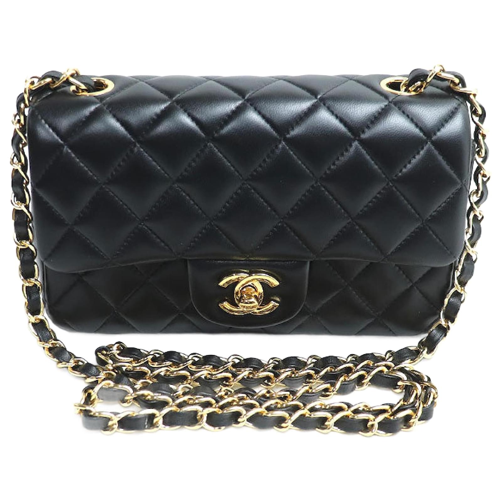 Borsa classica mini Chanel A69900 Nero Pelle Joli Closet