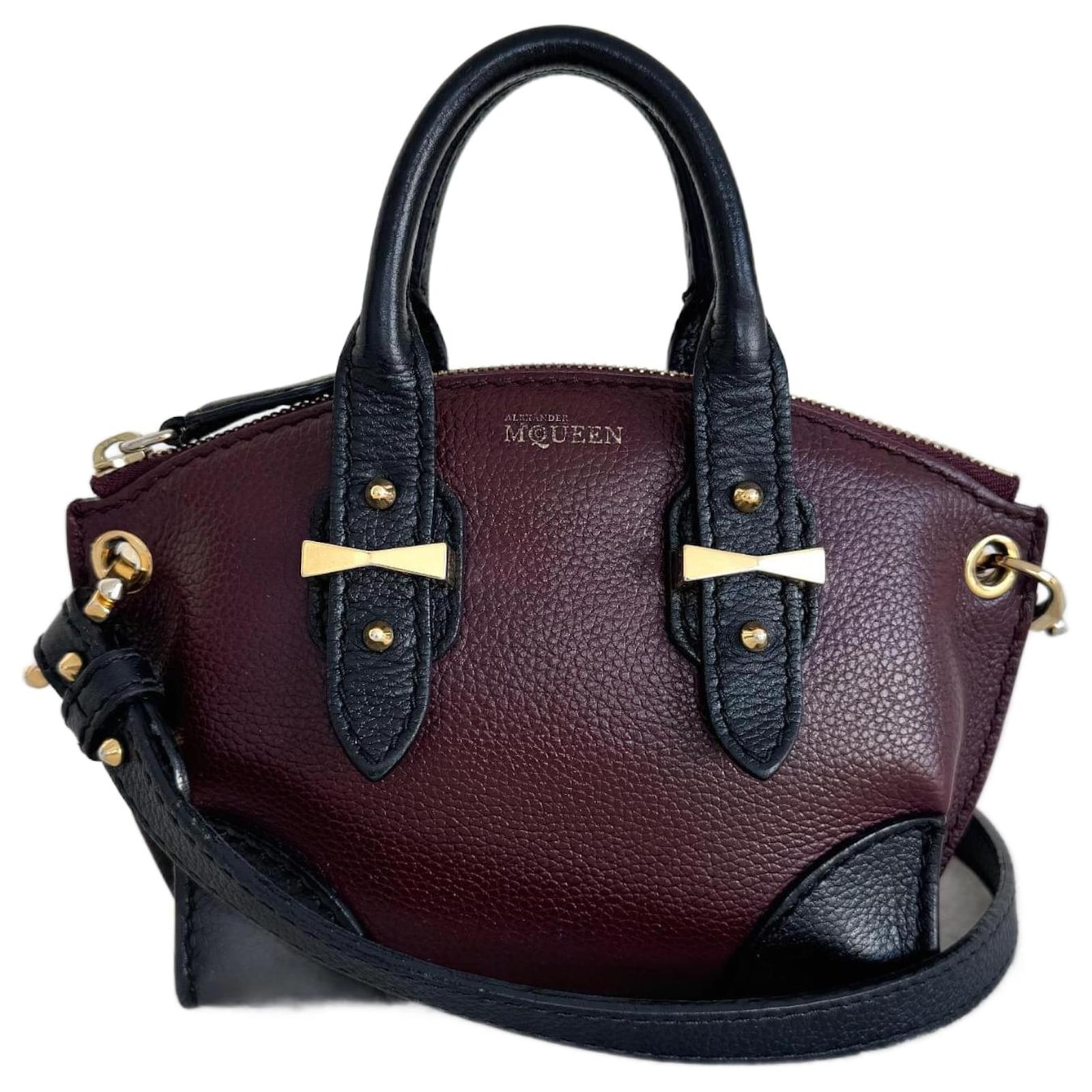 Ledertasche Shopper Legend Ledertasche Schwarz Alexander McQueen