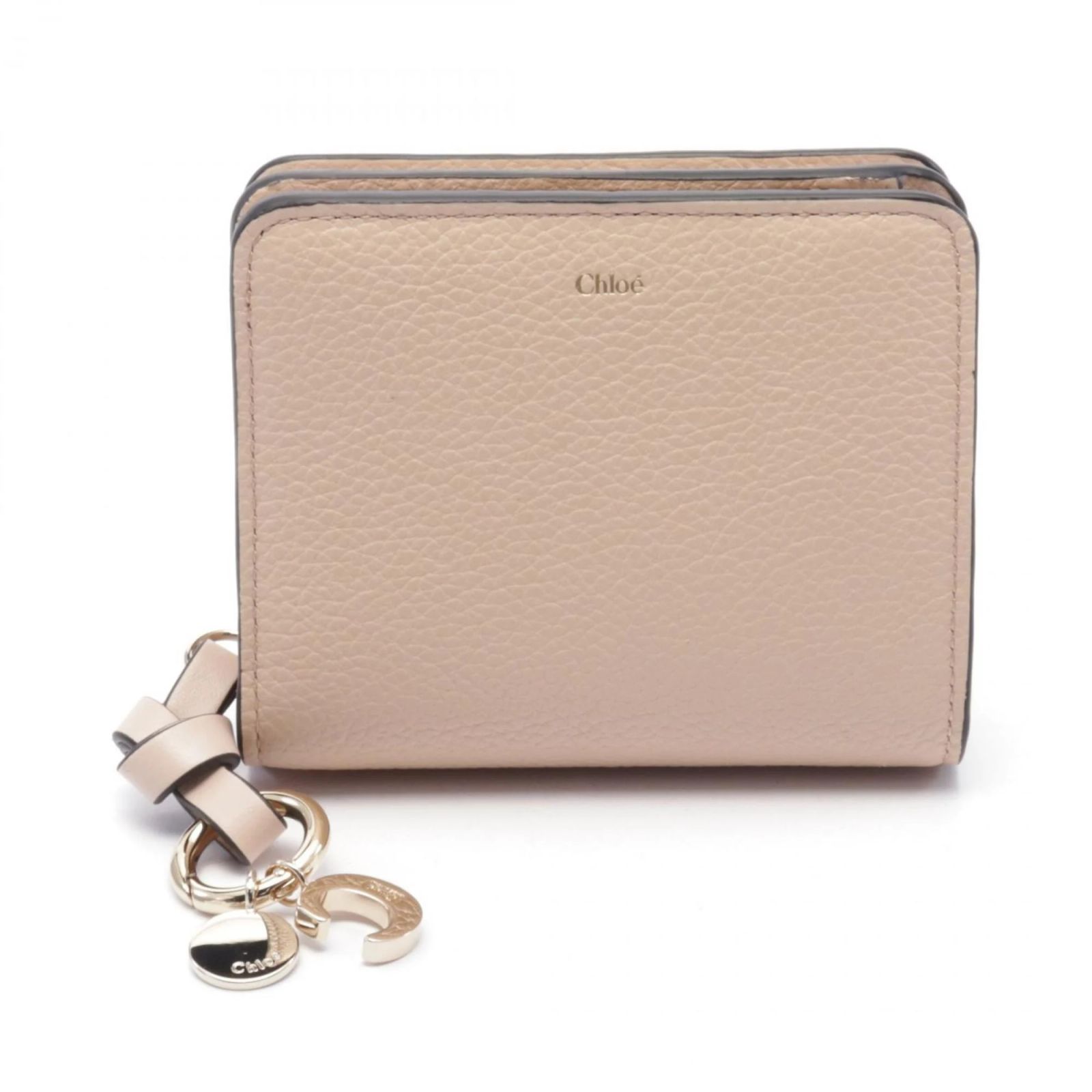 Chloé Alphabet Bi-fold Wallet Pink Leather ref.1948715 - Joli Closet