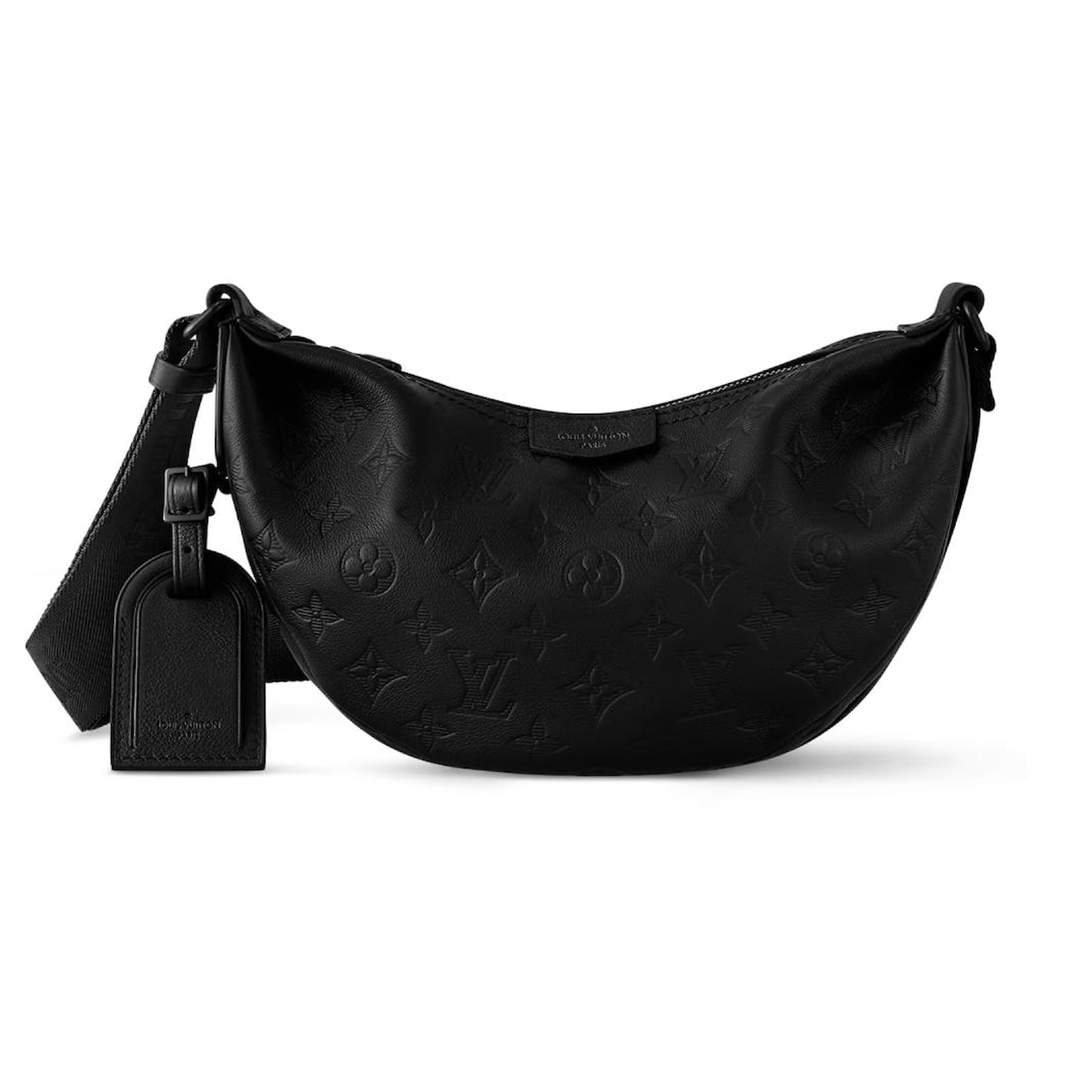 Louis Vuitton LV Hamac Bag PM Black Leather ref.1969107