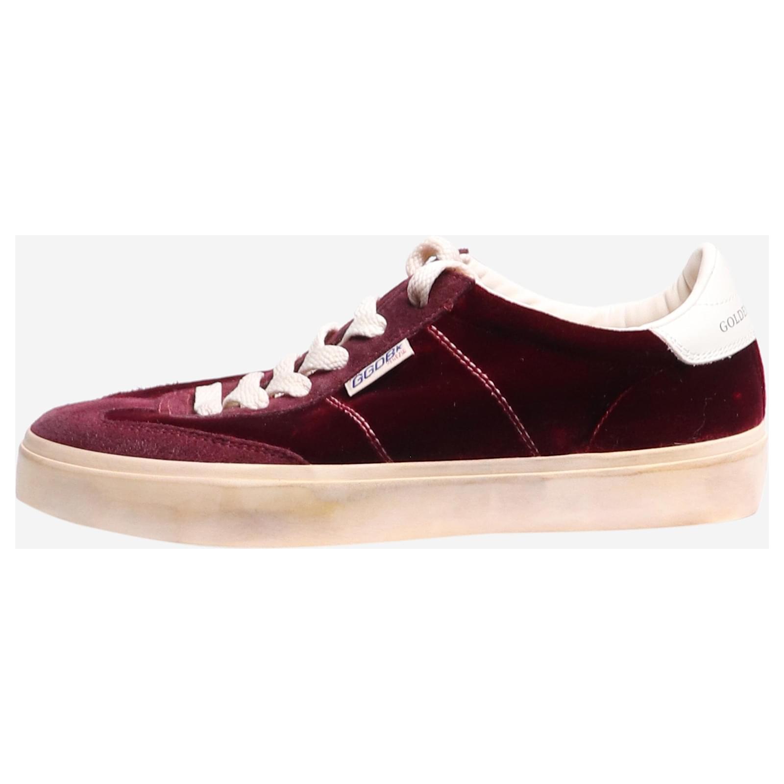 Golden Goose Burgundy Soul-star trainers size EU 37 Red Velvet