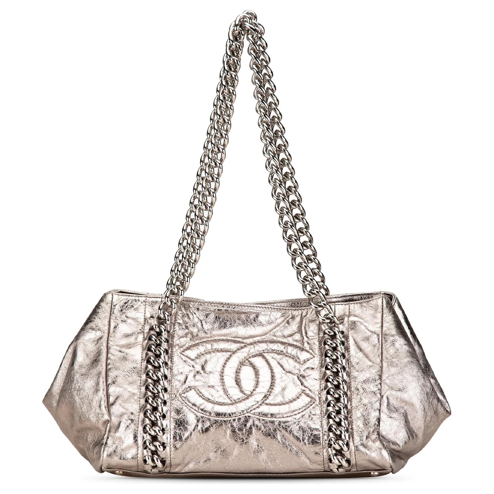 Chaîne Argent Sac Cabas Chaine Sac à Main Moderne En Chaîne En