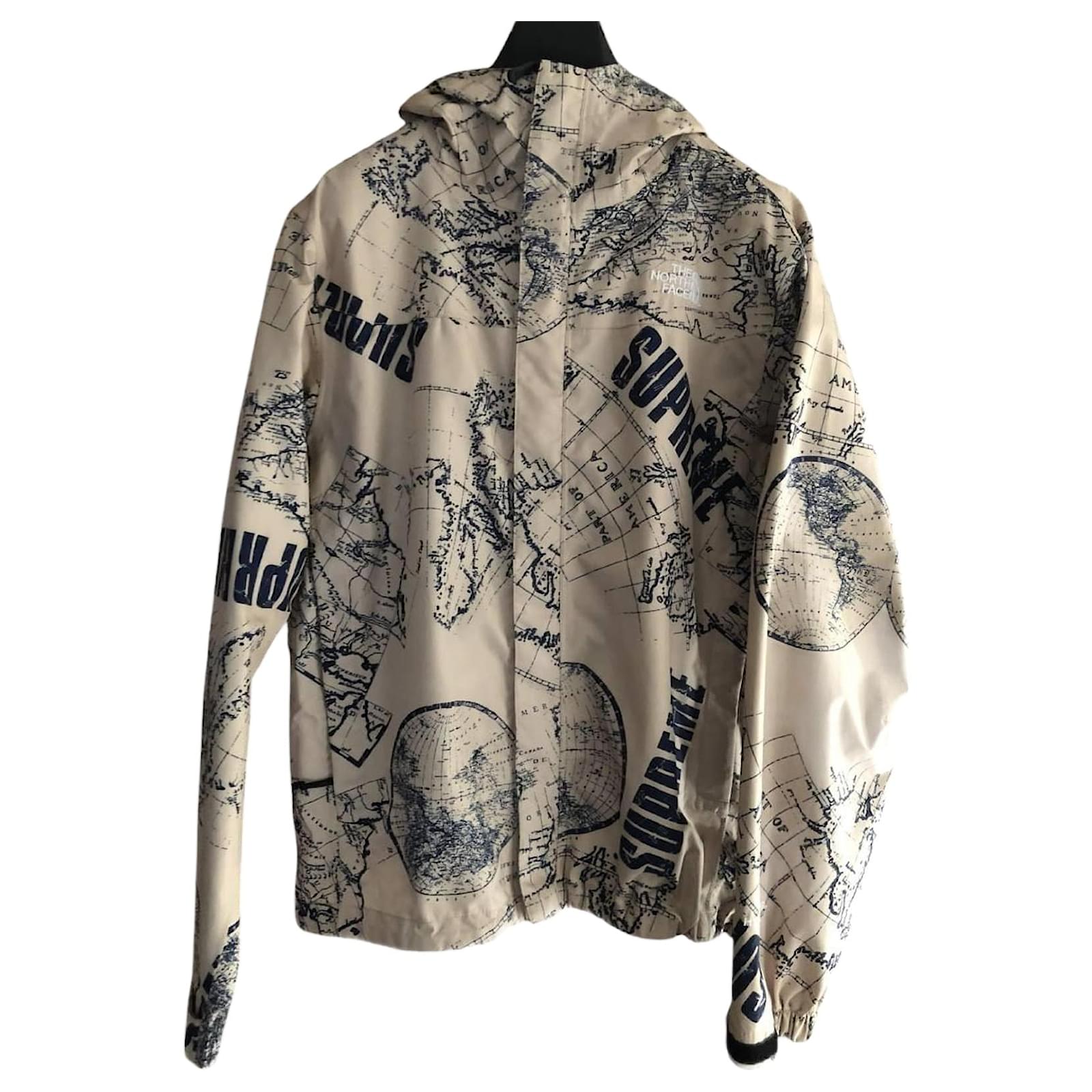 Supreme The North Face SS2012 Off White Cream World Map