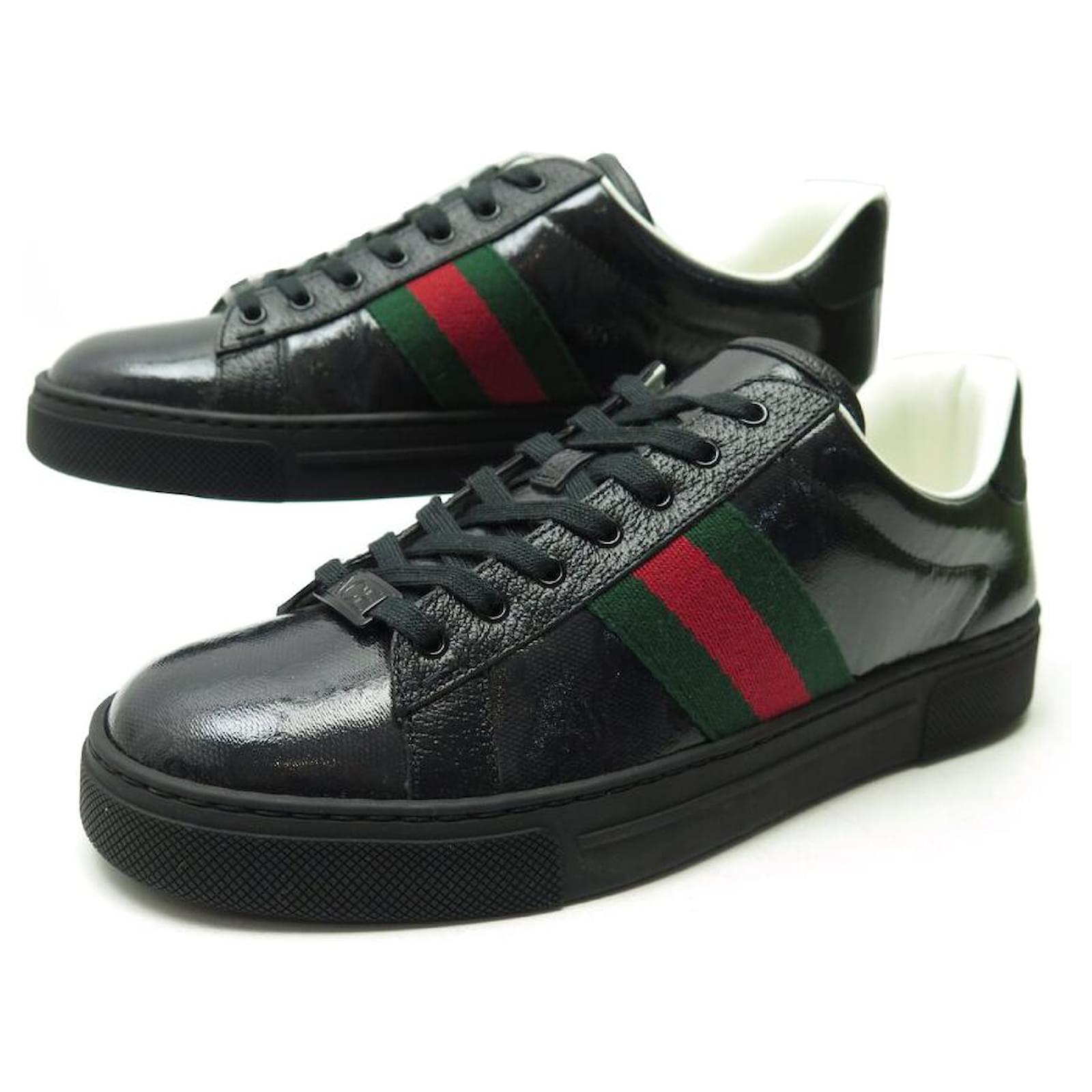 Ace GG Crystal Canvas Sneakers