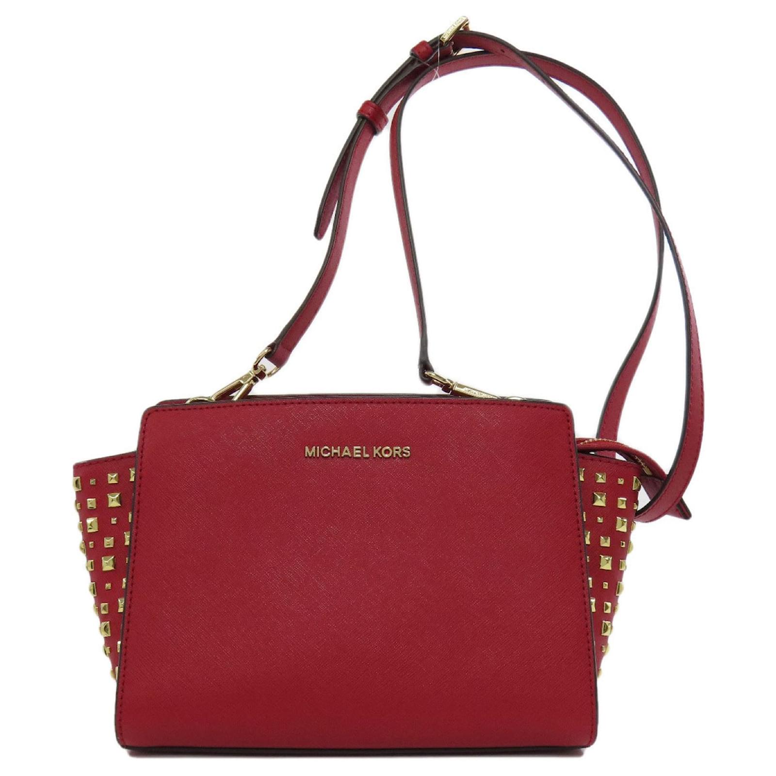 Crossbody Bag Michael Kors Tasche Rot Schwarz Kors Selma Mini