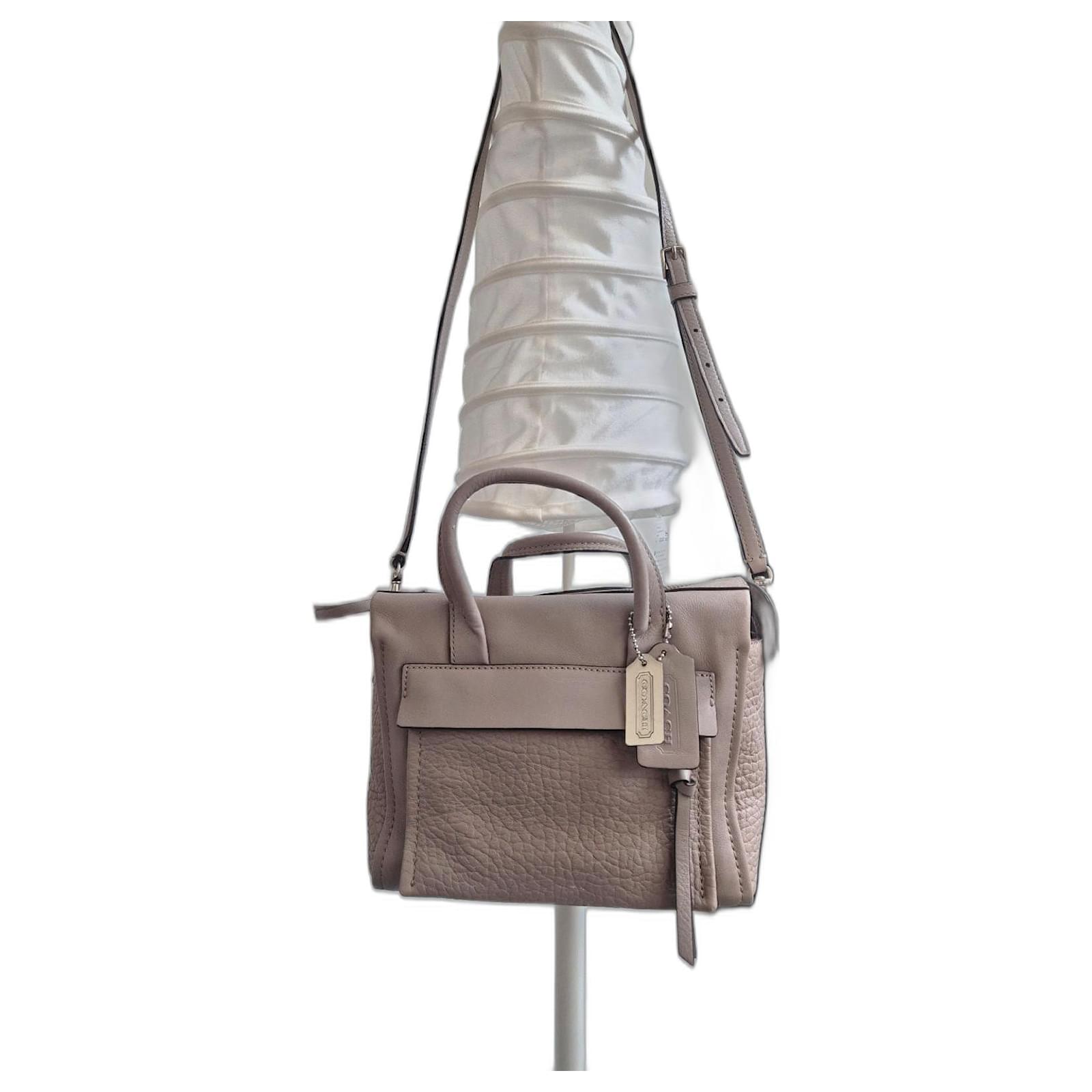 COACH BLEECKER MINI RILEY Grey Leather ref.1995966 - Joli Closet