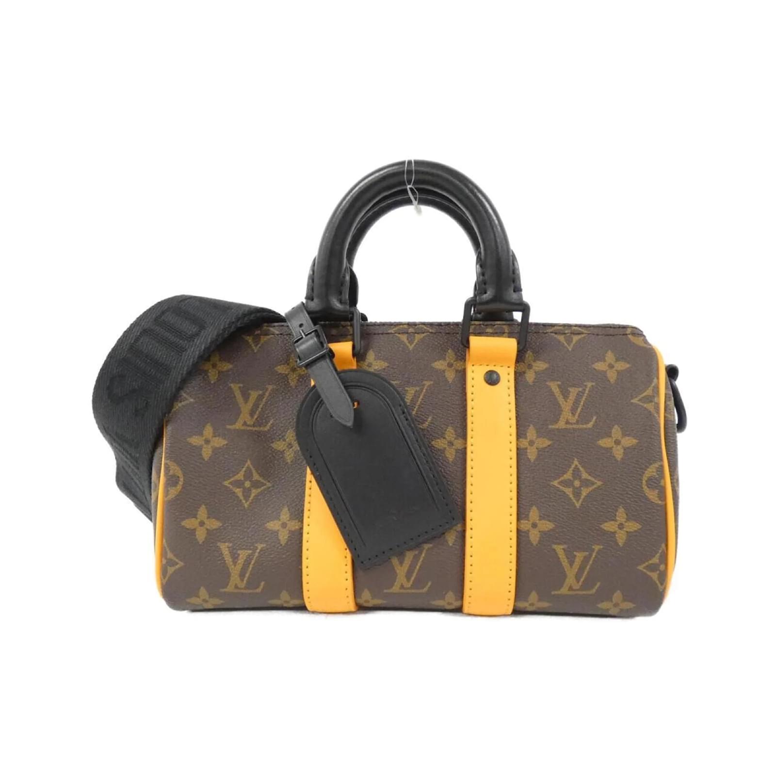 Louis Vuitton Monogram Macassar Keepall Bandouliere M46687 Boston