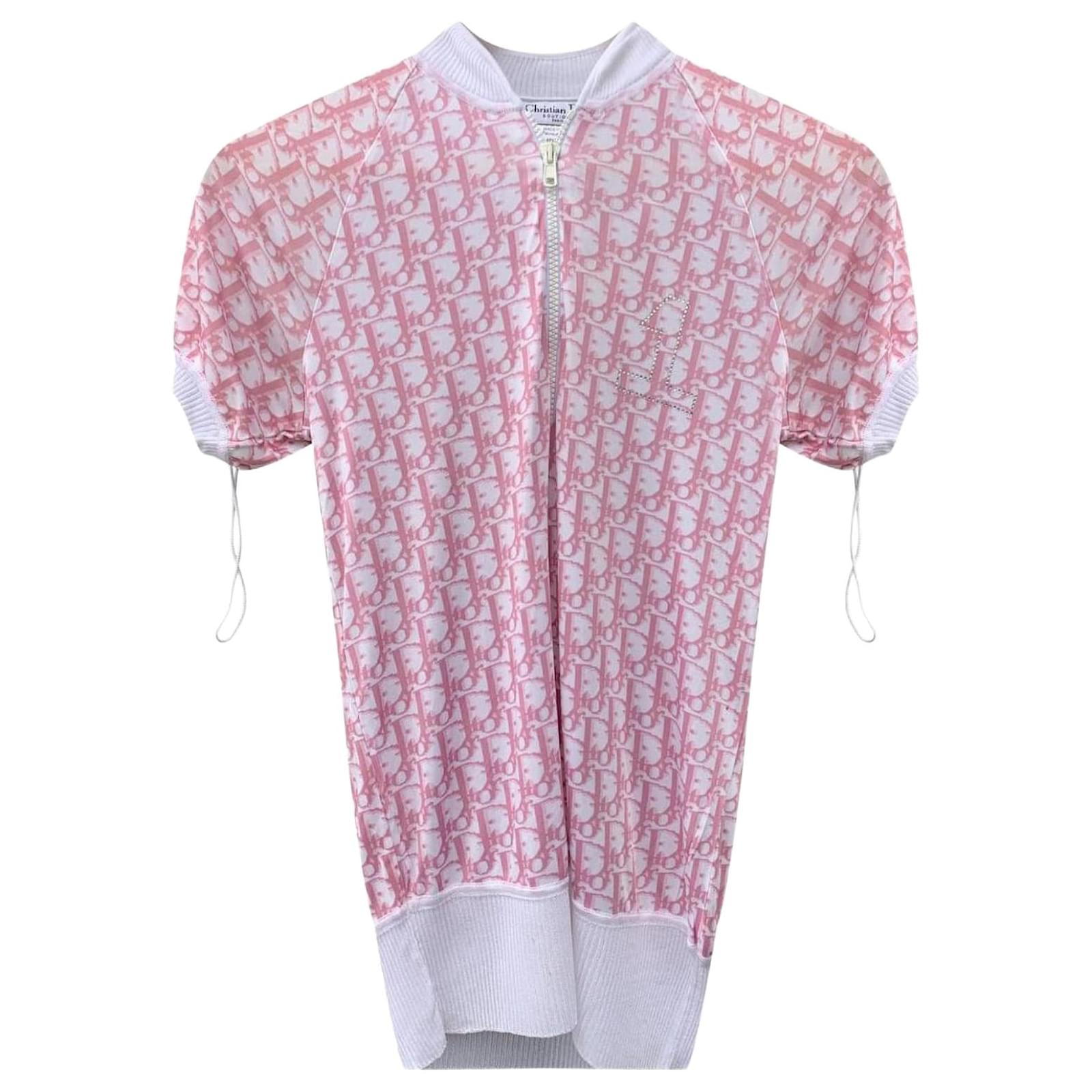 Christian Dior 2004 by John Galliano Diorissimo Monogram Top T