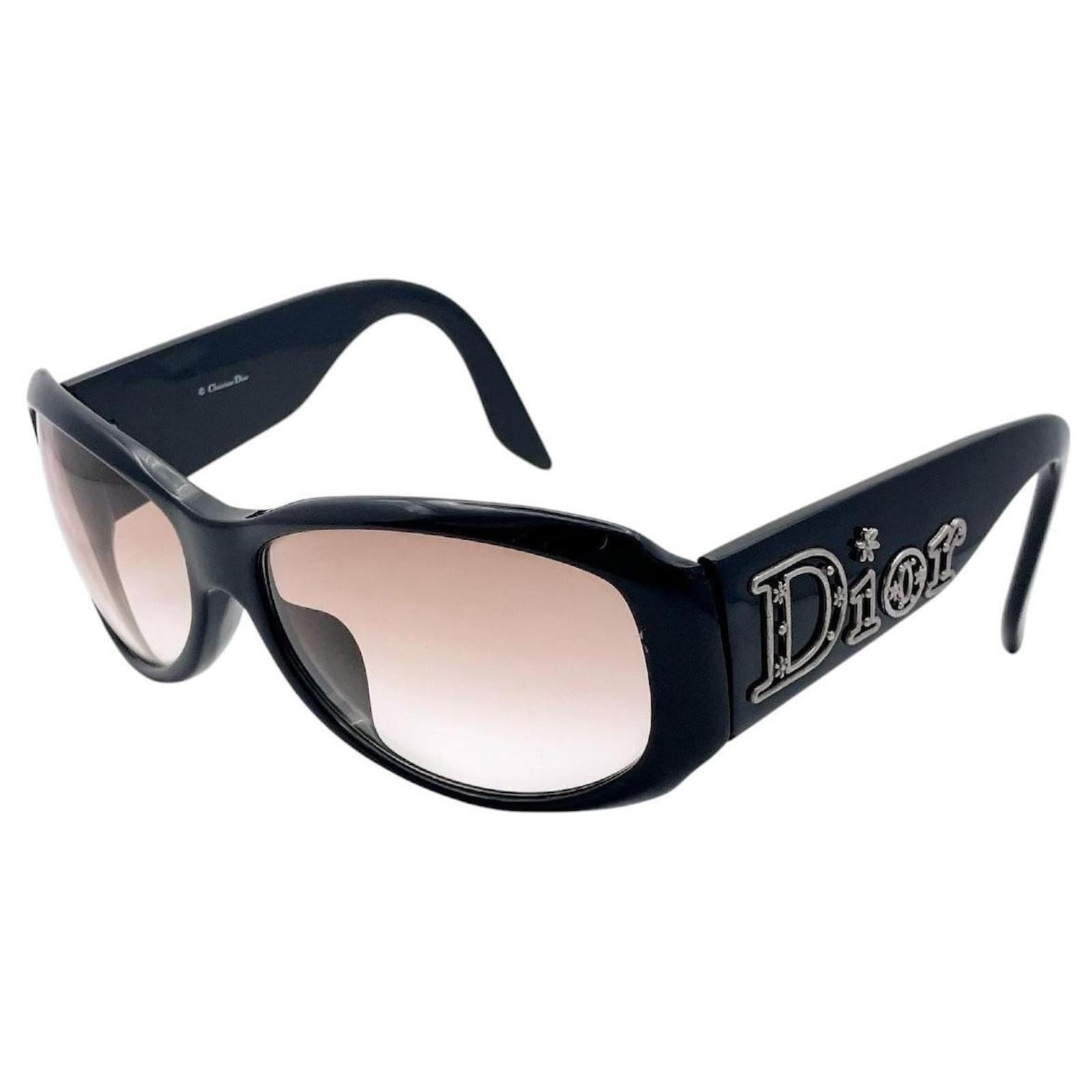 Christian Dior Black Flower Sunglasses Aventura 1 Plastic ref