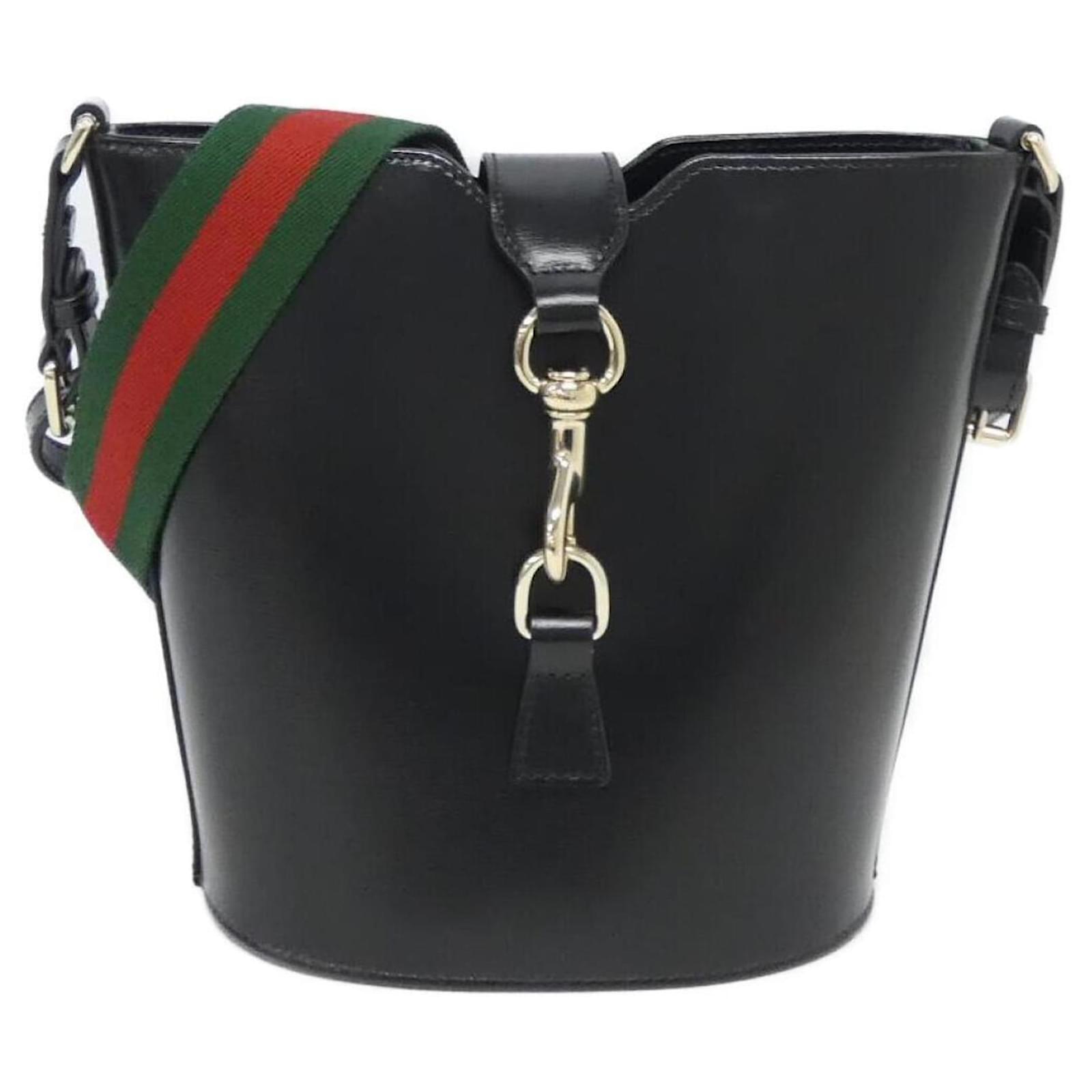 Gucci 782908 AADDY Shoulder Bag Black Leather ref.JC2005379 (Sold