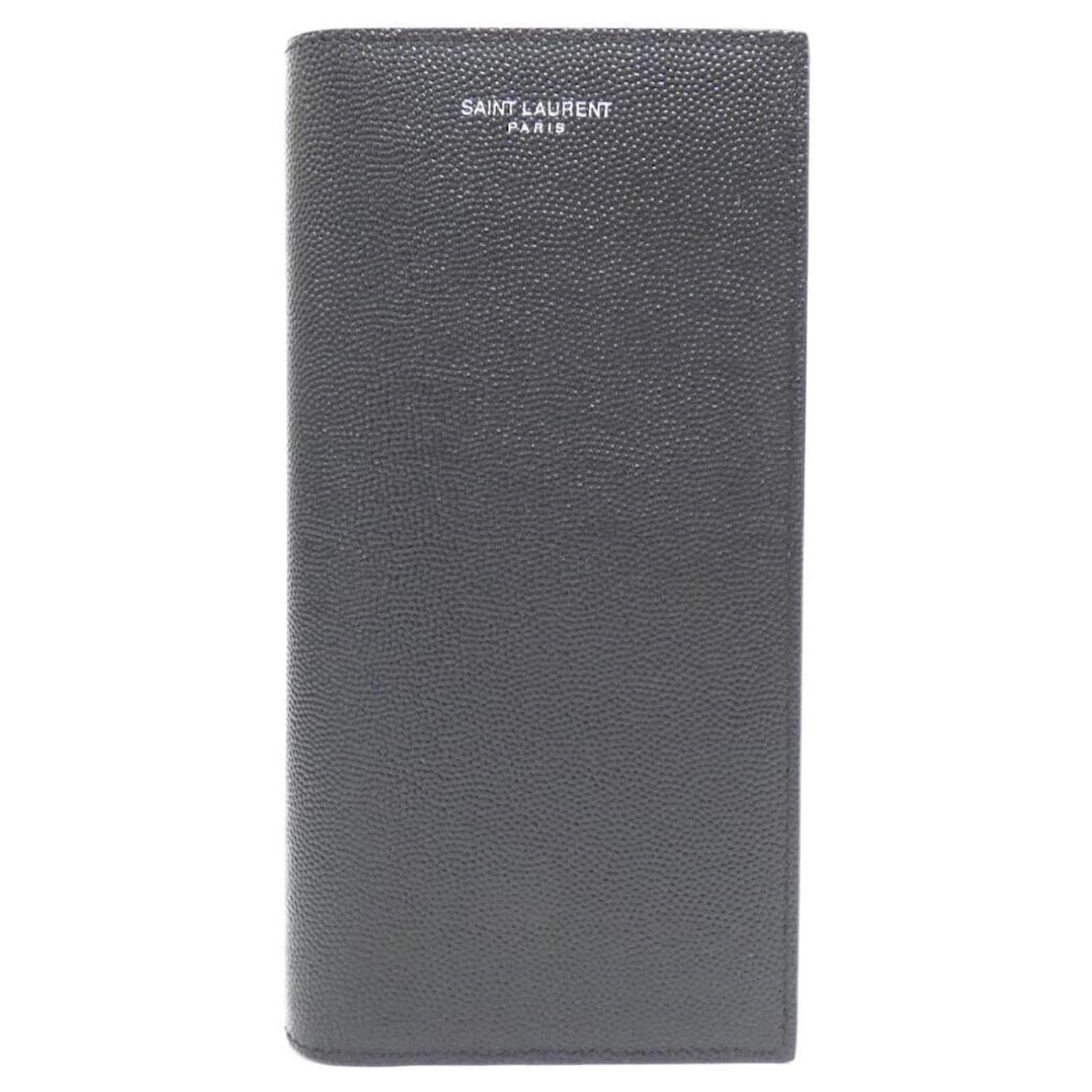 Saint Laurent Black Calf Leather Bos Taurus Wallet main image 0