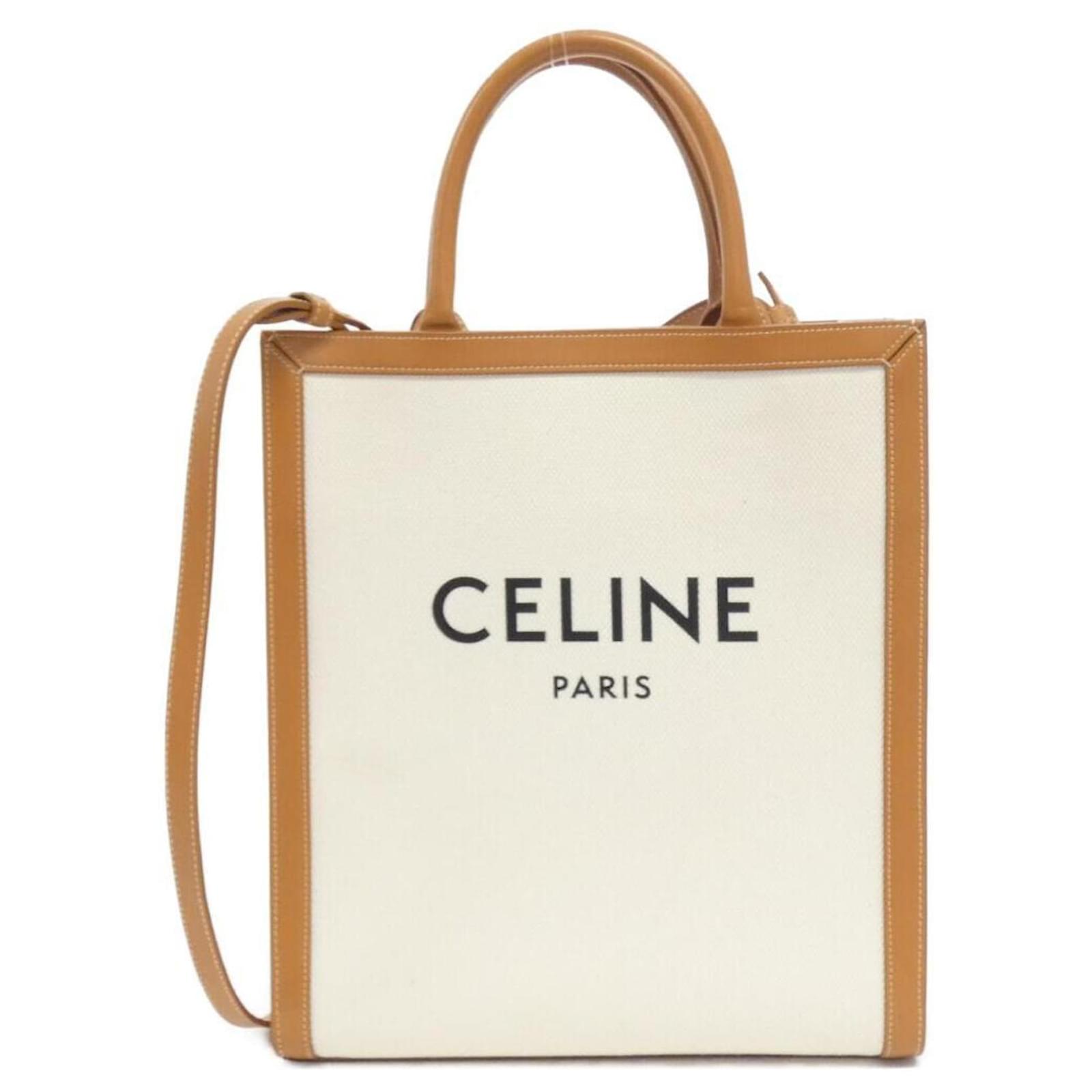 【CELINE】SMALL VERTICAL CABAS BAG◆192082BNZ Céline Celine Small Vertical Cabas 192082BNZ Bag Leather