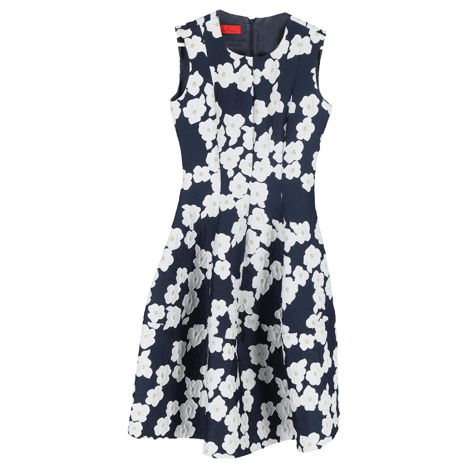 strapless open back dress Elegant Floral A-Line Midi Dress for Women – Crew Neck, Long Sleeve, P –  Patricia boutique main image 1
