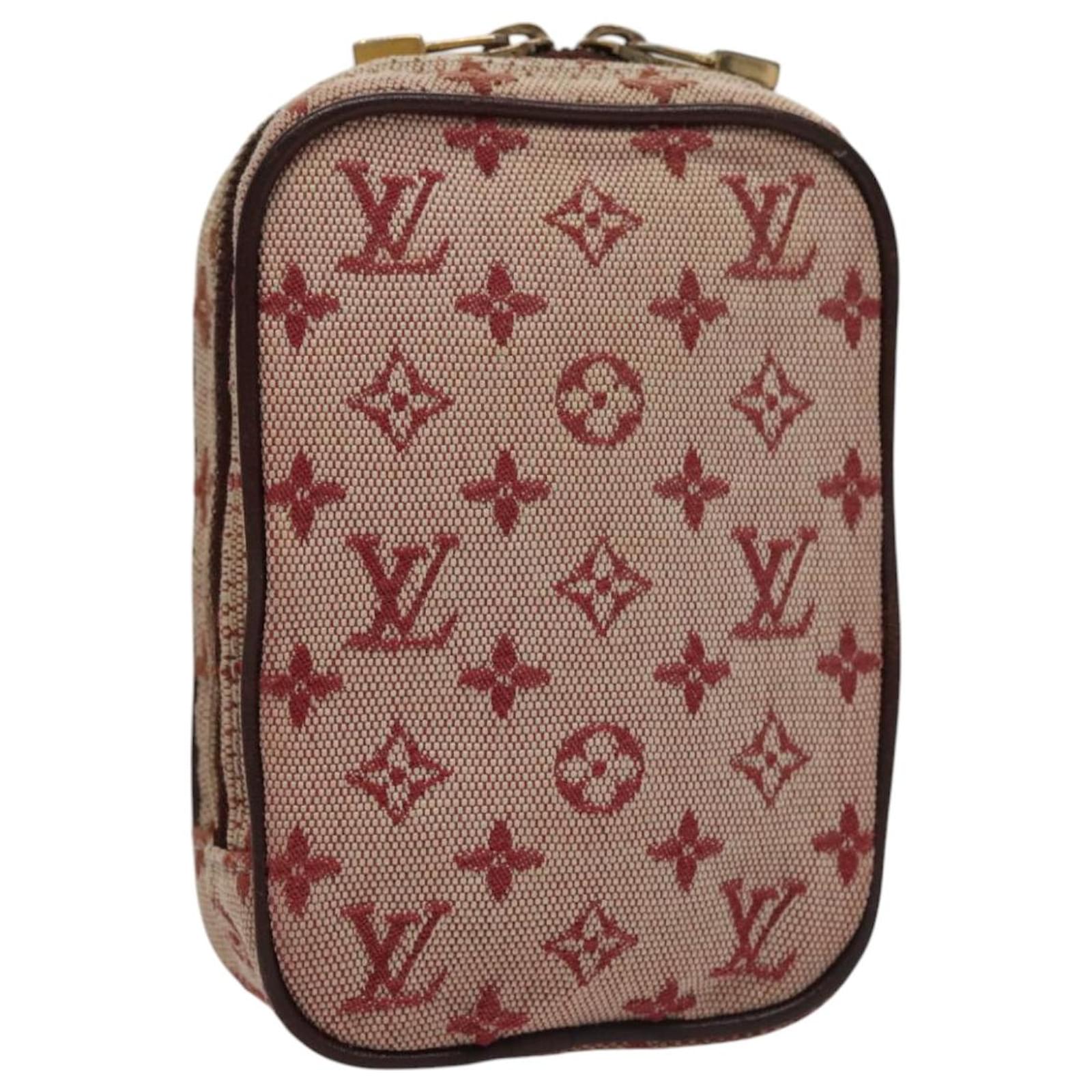 LOUIS VUITTON Monogram Mini Usu Digital Pouch Red M60001 LV Auth 110736 ...